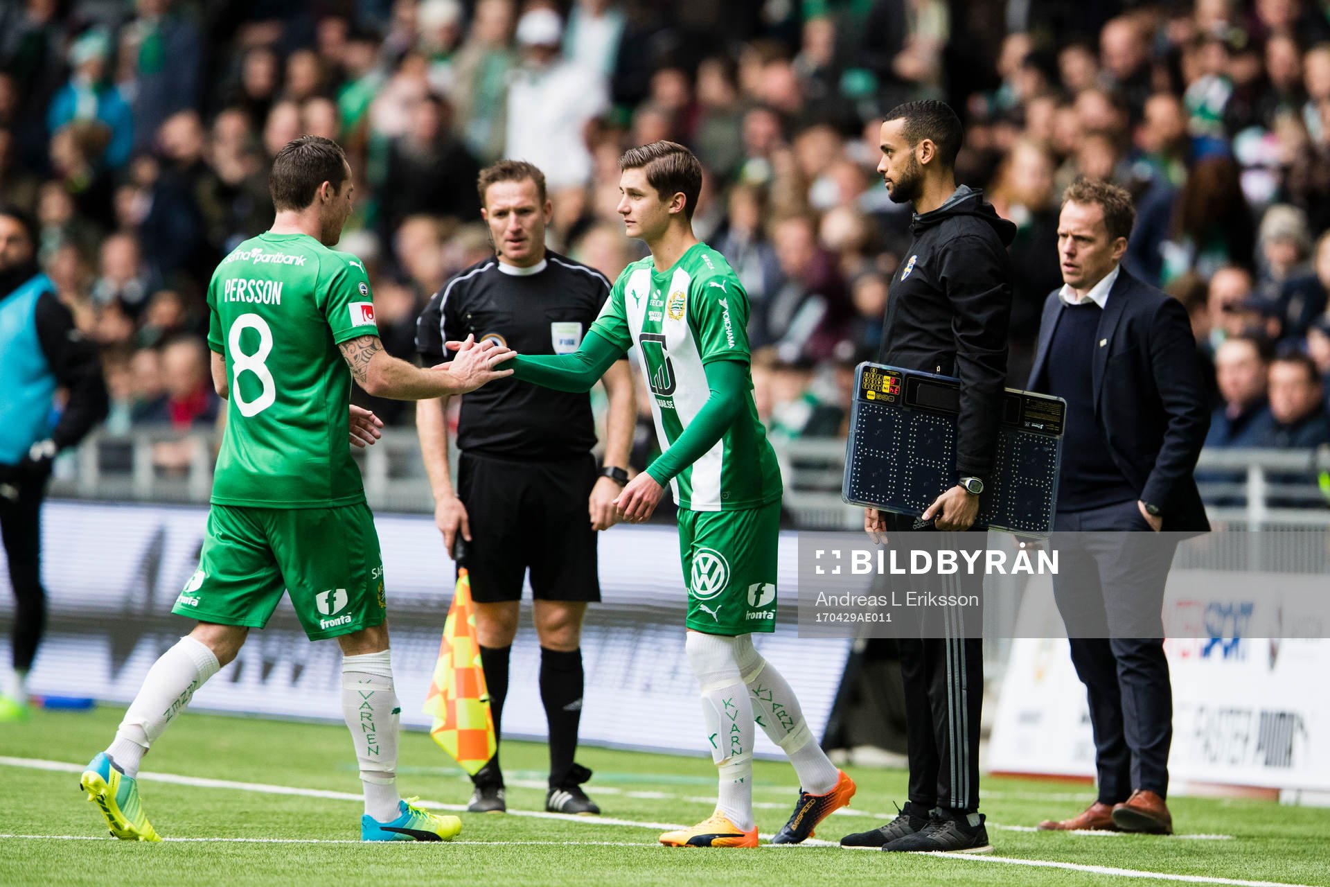 Hammarbys Johan Persson byter med Leo Bengtsson