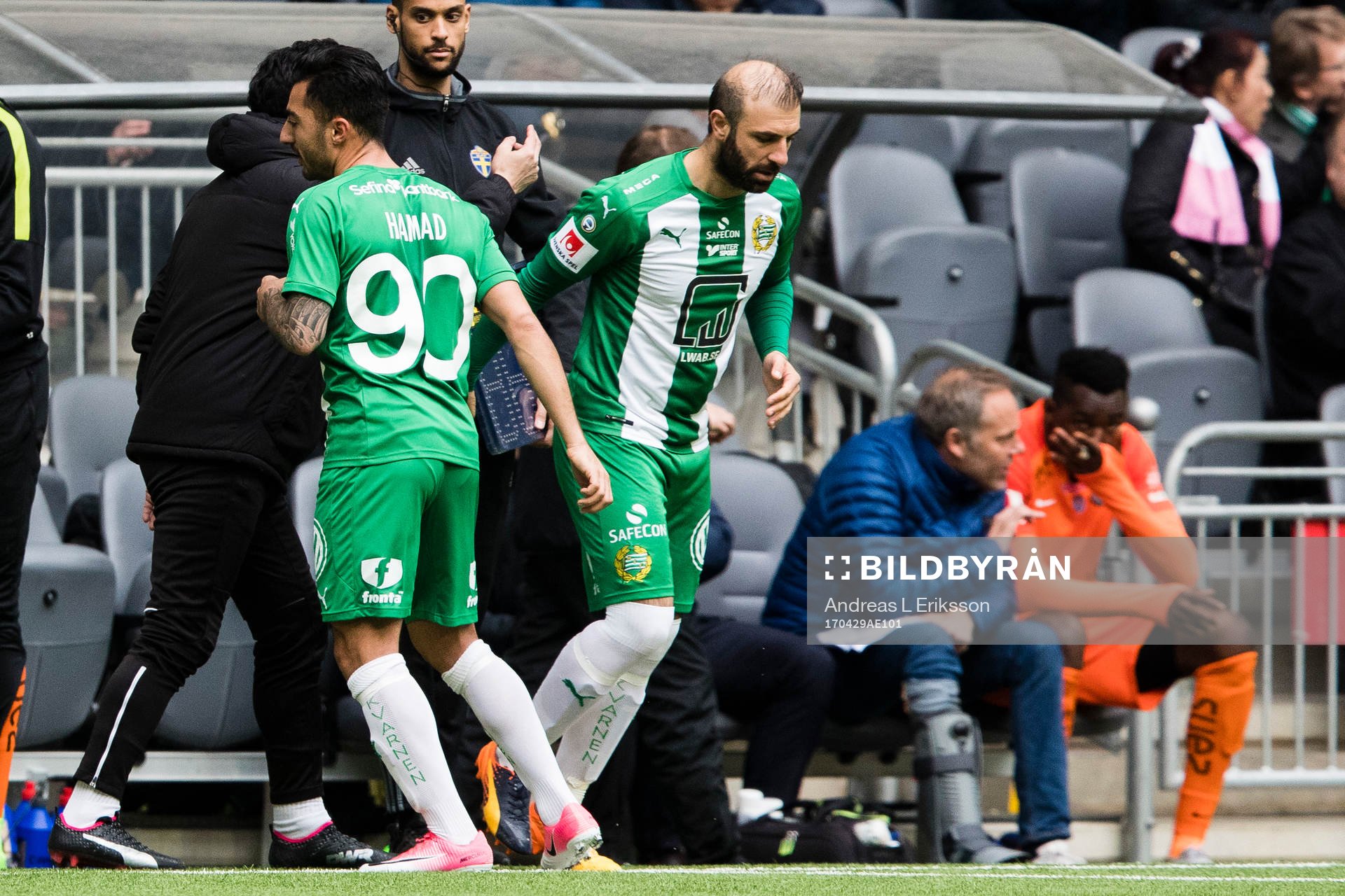 Hammarbys Jiloan Hamad byter med Kennedy Bakircioglu