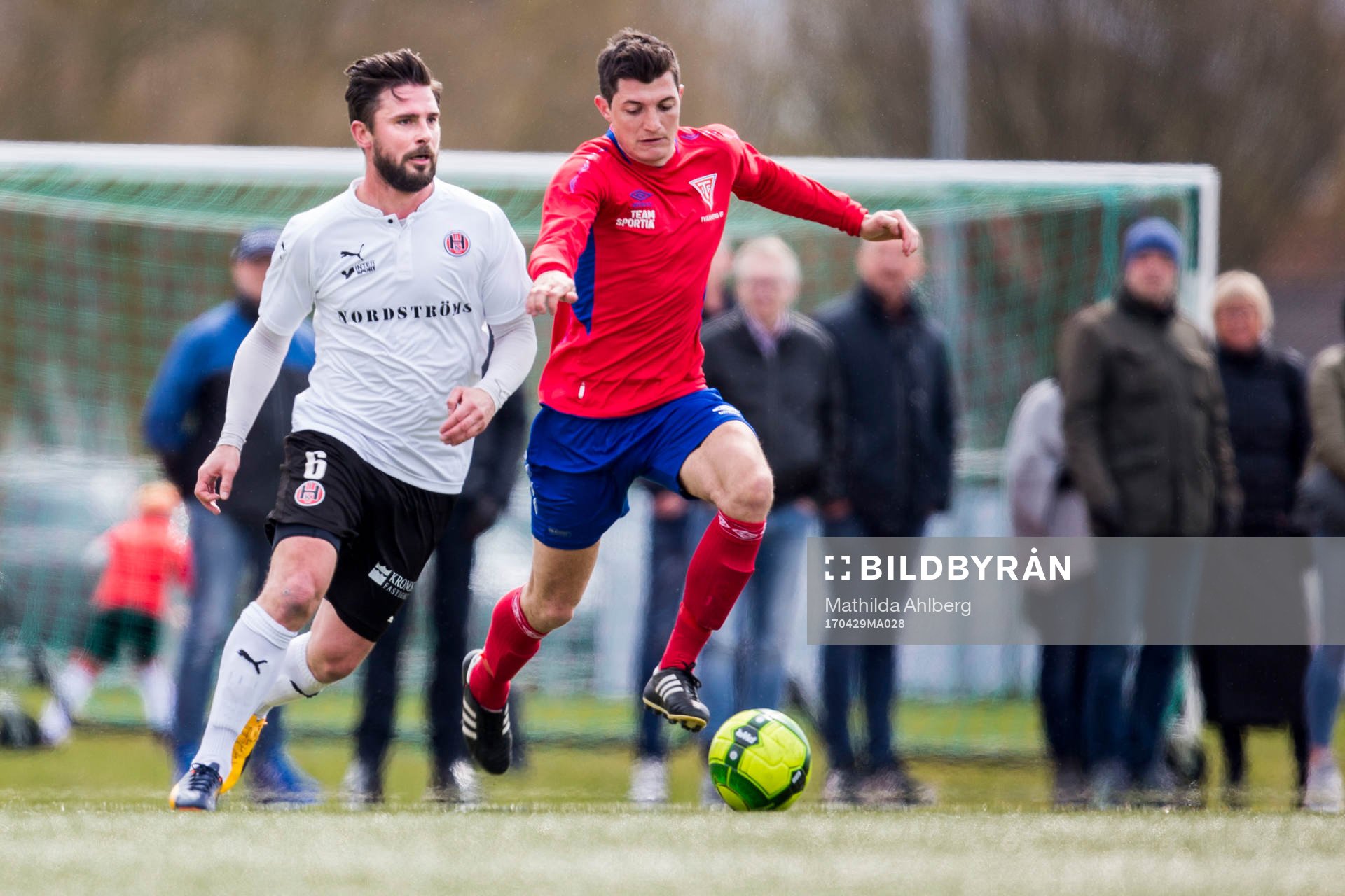 Hittarps Robin Staaf och Tvååkers Oliver Nedanovski