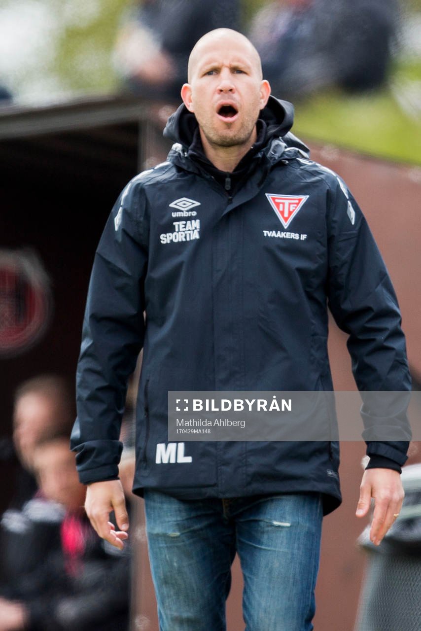 Tvååkers tränare Mattias Lindström