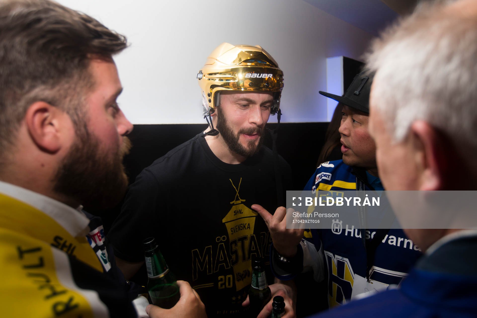 s HV71:s Erik Christensen på guldfesten
