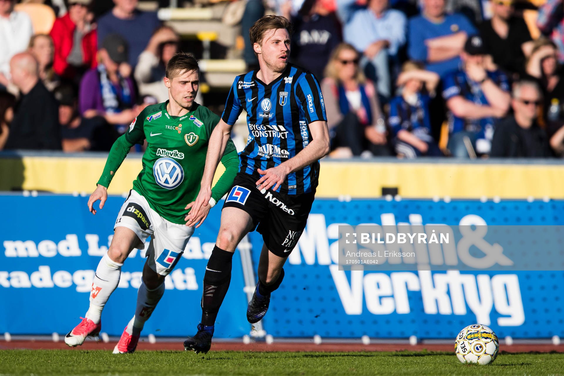 Jönköpings Arni Vilhjalmsson och Sirius Daniel Jarl