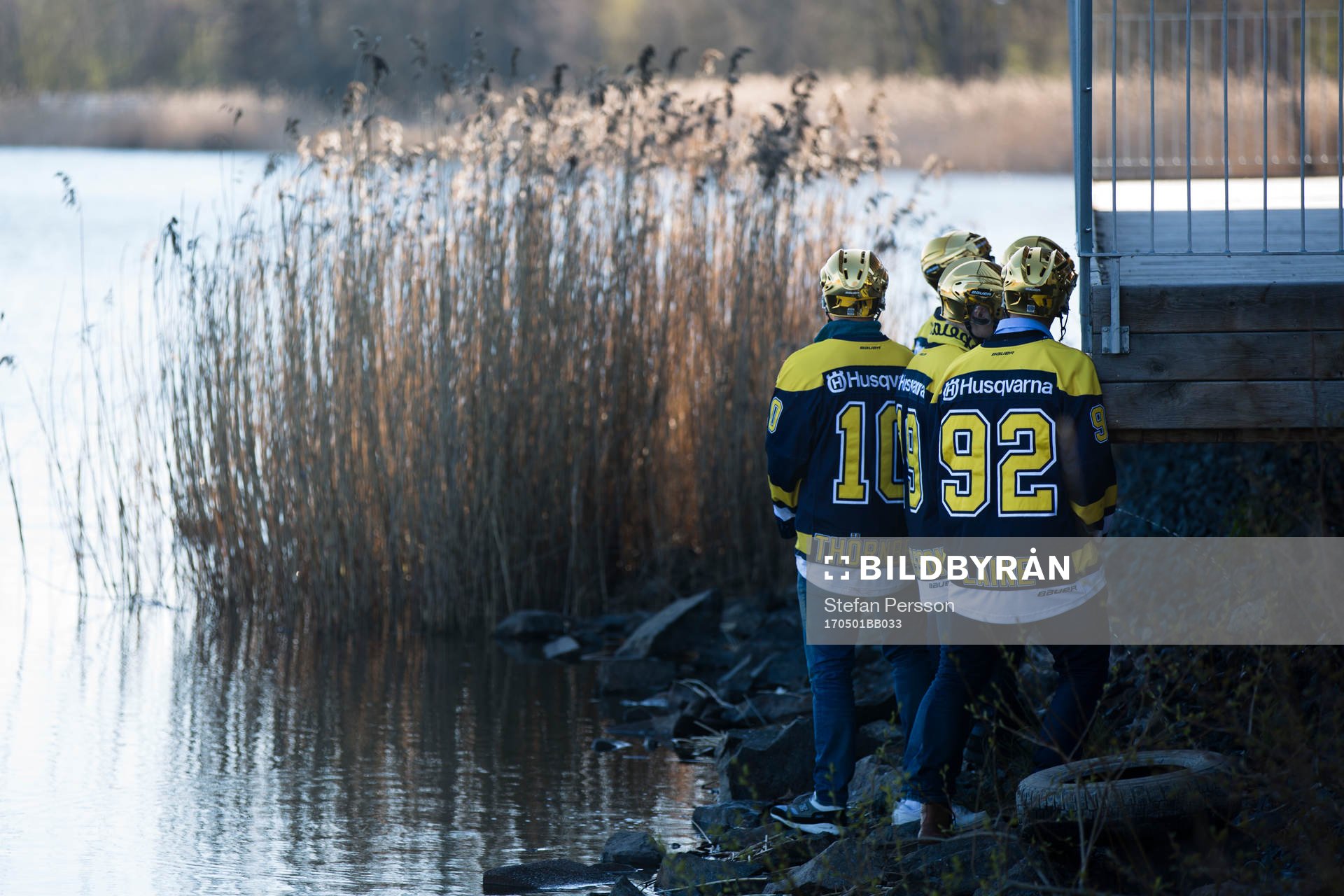 s Martin Thörnberg och Teemu Laine tar en paus för att