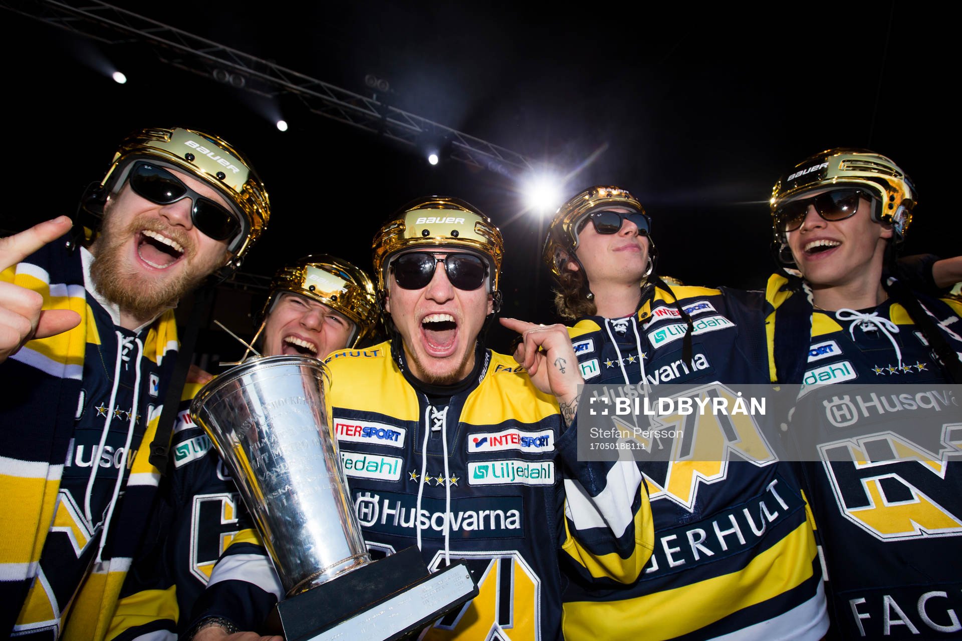 s Ted Brithén, Lias Andersson, Andreas Borgman, målvakt