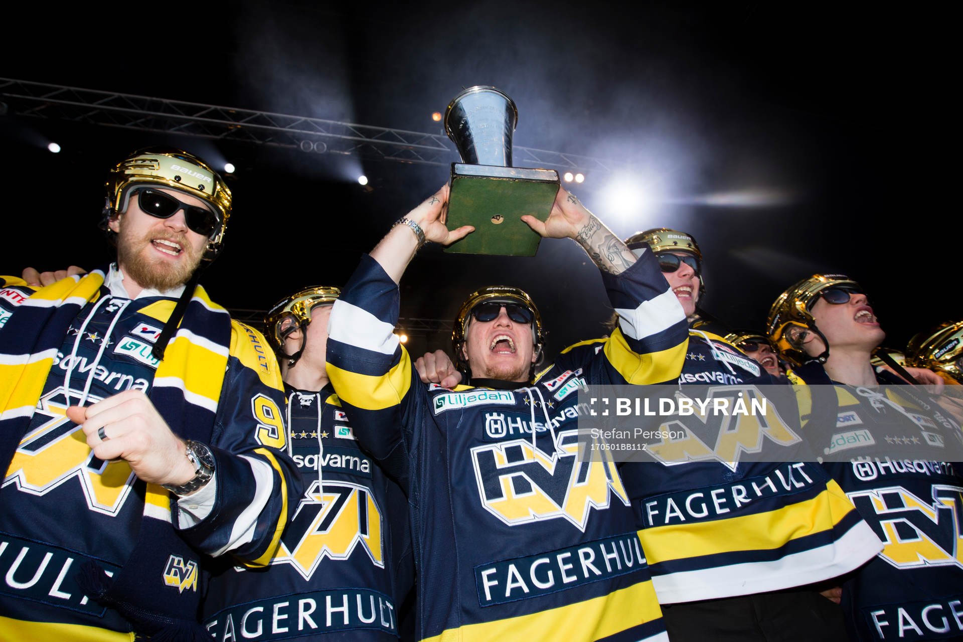 s Ted Brithén, Lias Andersson, Andreas Borgman, målvakt