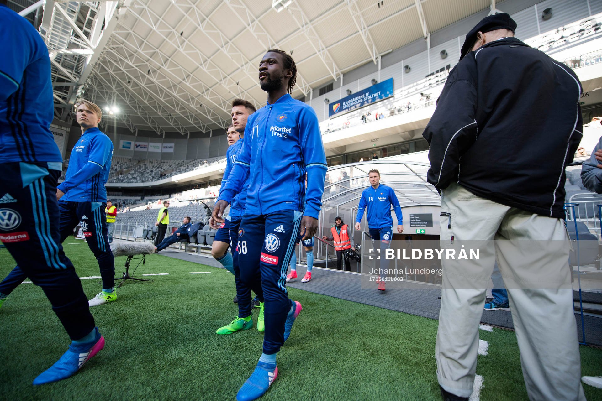 Djurgårdens Amadou Jawo och Kerim Mrabti