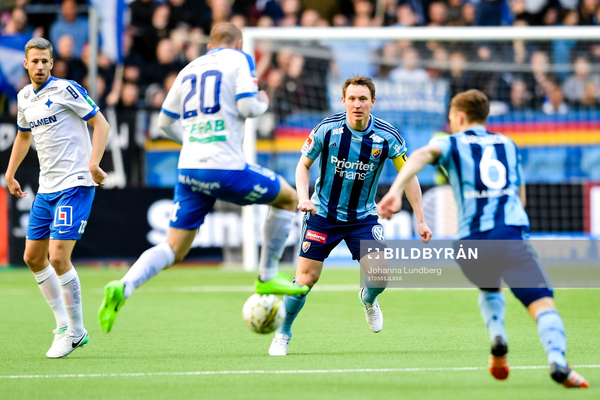 Djurgårdens Kim Källström och Norrköpings Daniel