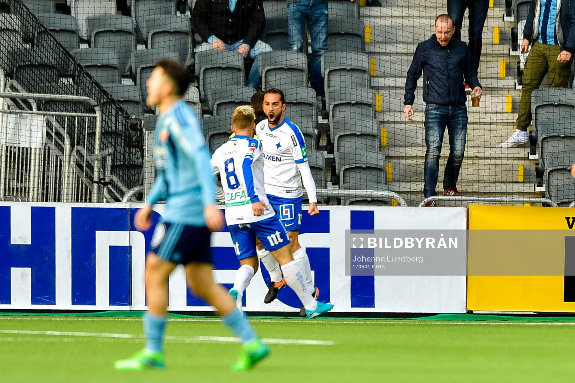 Norrköpings Christopher Telo jublar