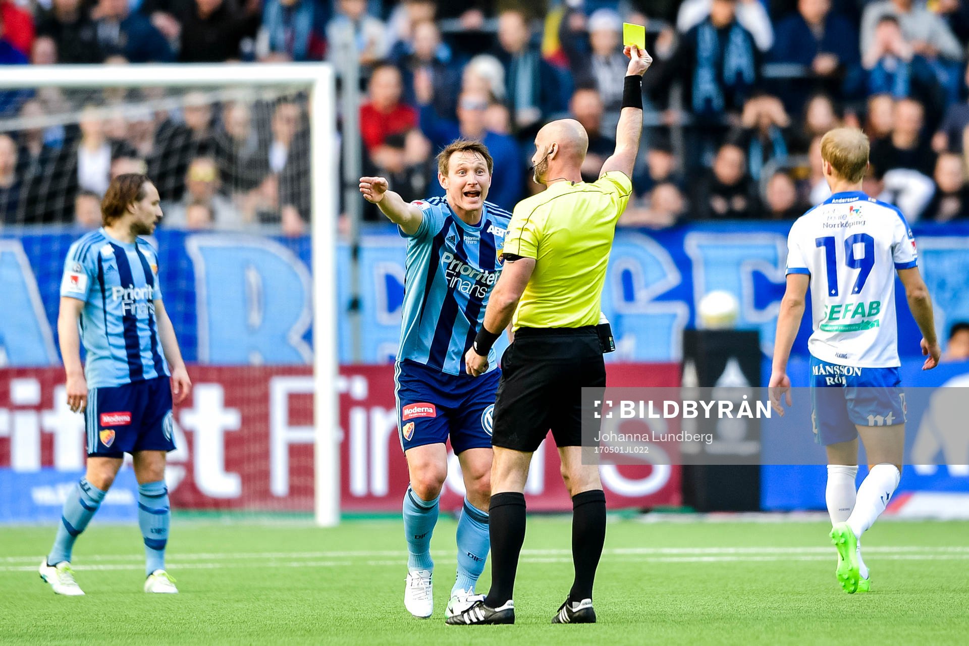 Djurgårdens Kim Källström reagerar