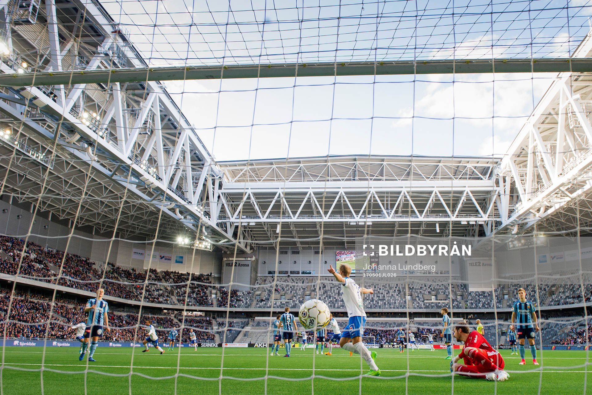 Norrköpings Sebastian Andersson jublar