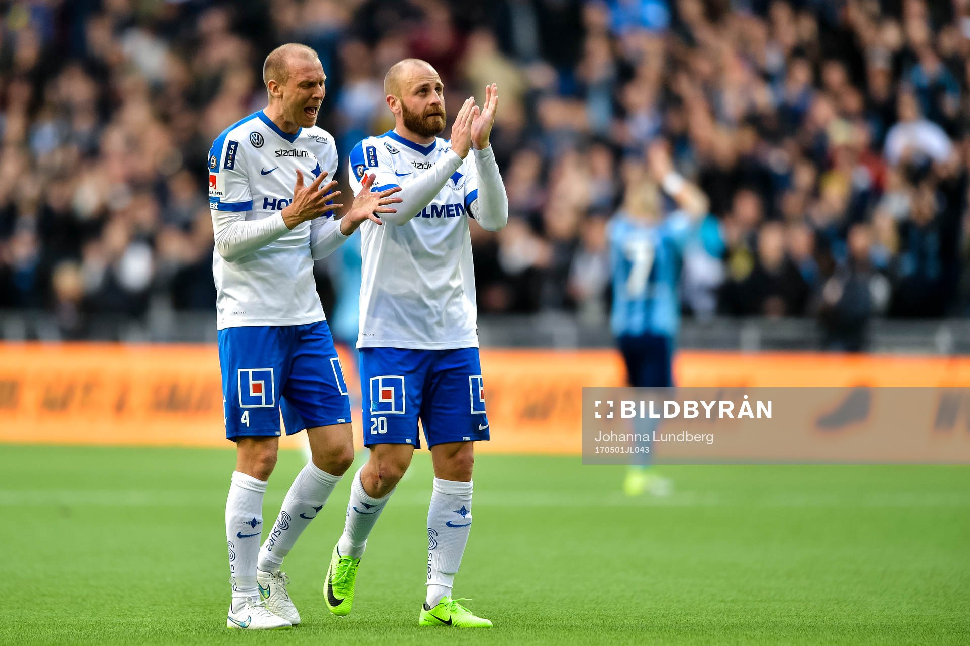 Norrköpings Andreas Johansson och Daniel Sjölund