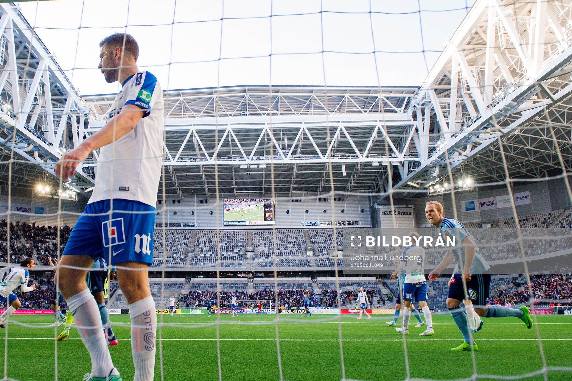 Djurgårdens Gustav Engvall  jublar