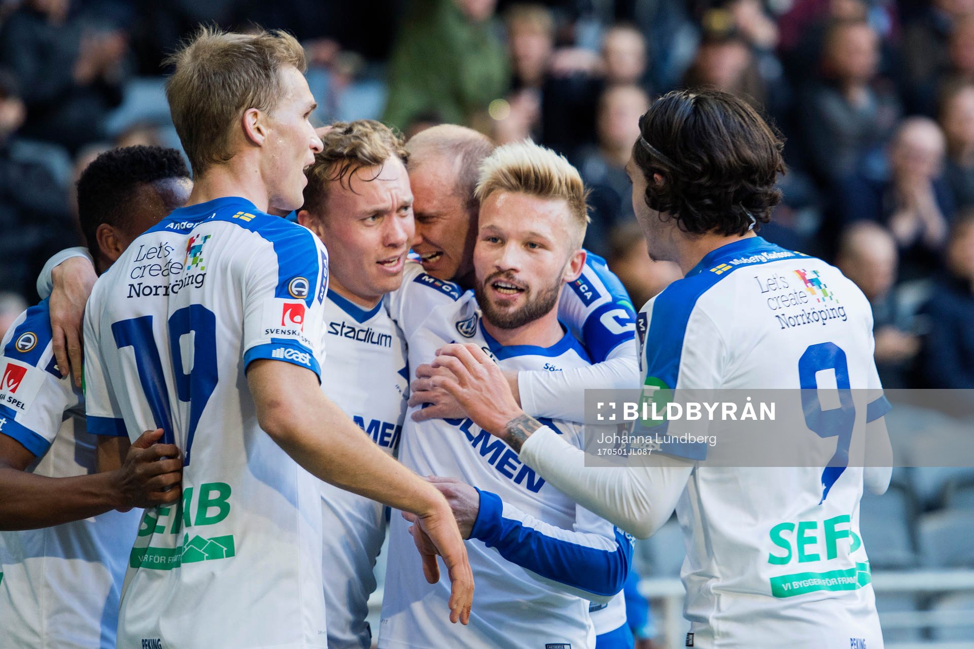 Norrköpings Sebastian Andersson, Gudmundur Thorarinsson,