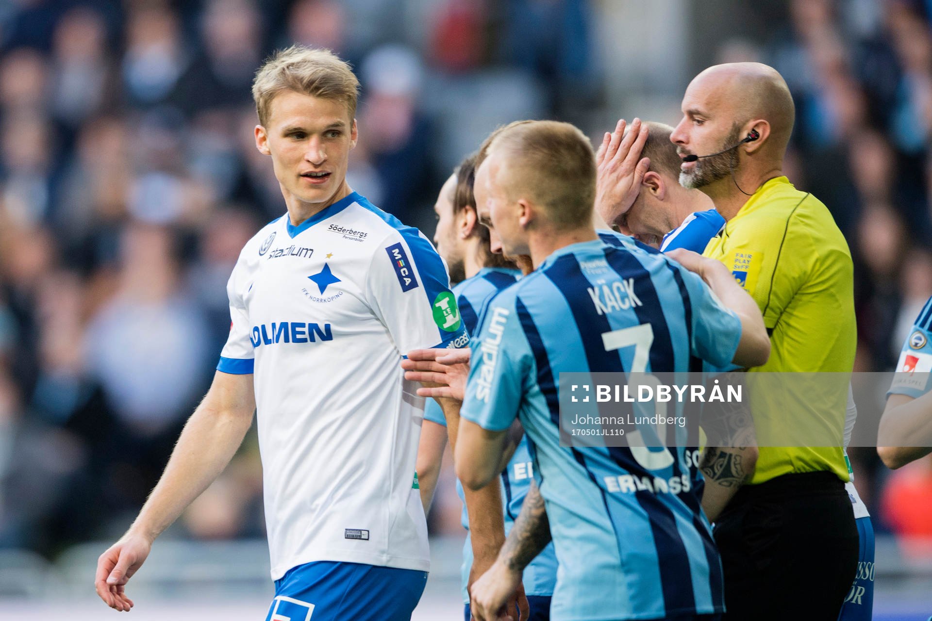 Norrköpings Sebastian Andersson och Djurgårdens Elliot