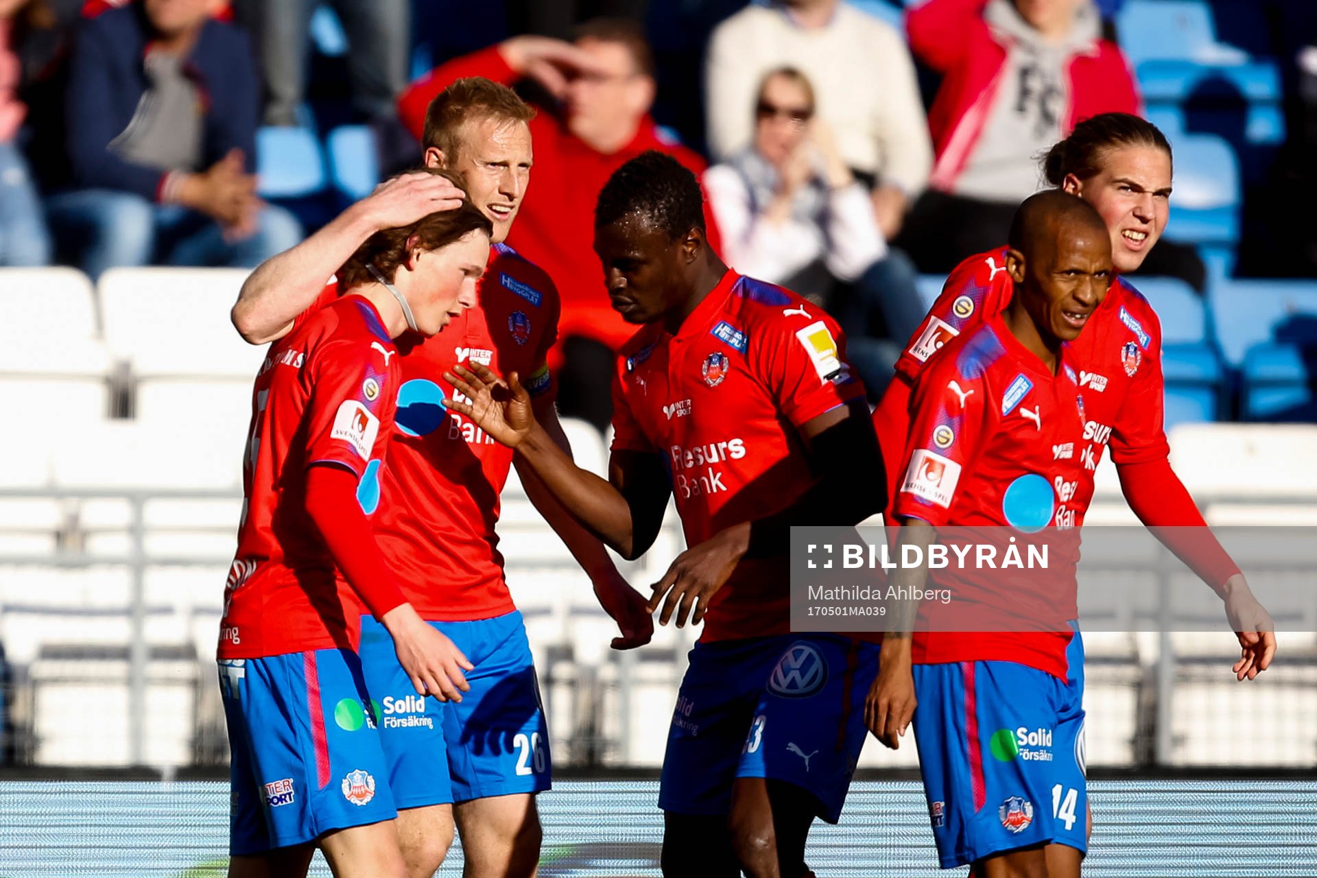 Helsingborgs Max Svensson  jublar