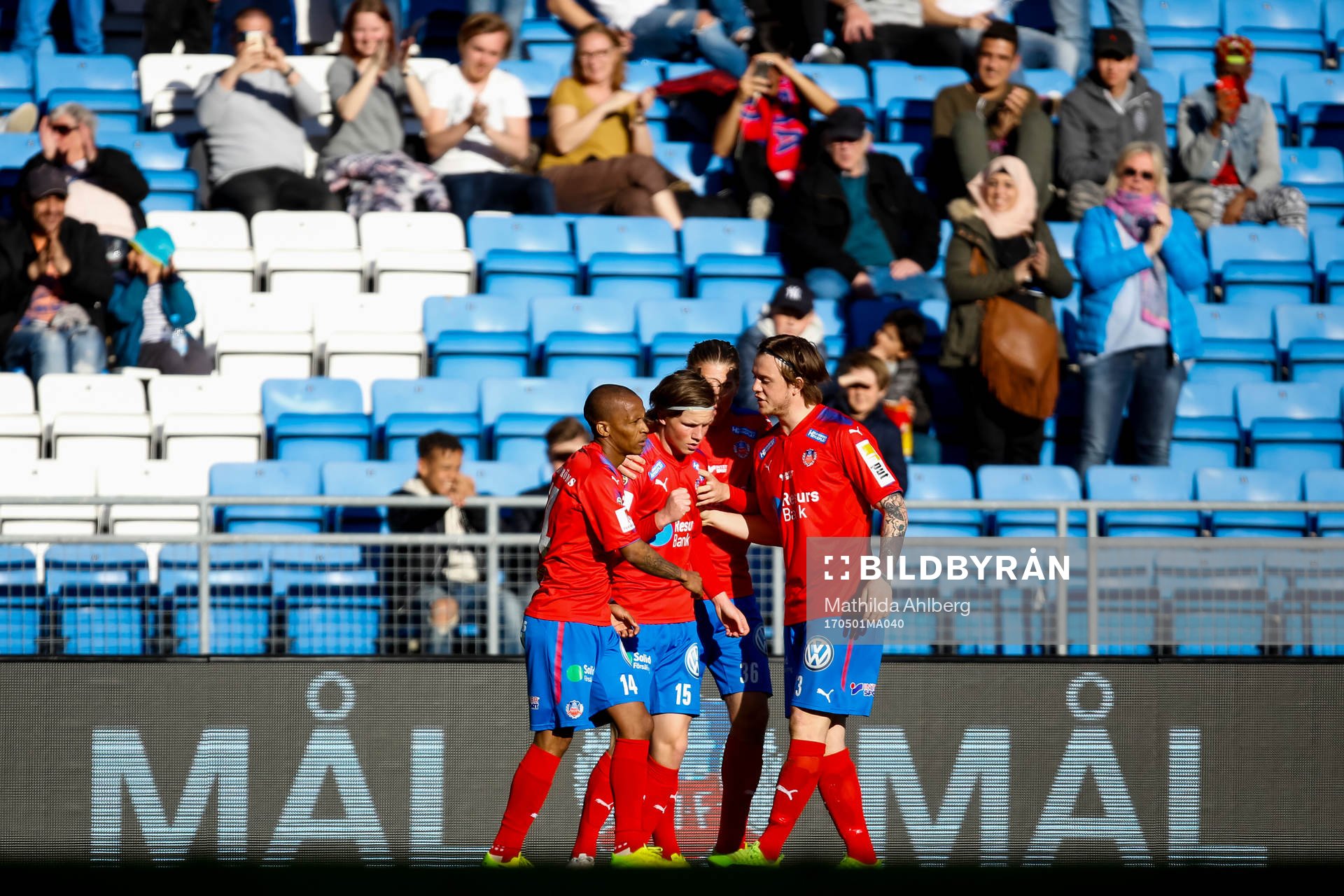 Helsingborgs Max Svensson  jublar