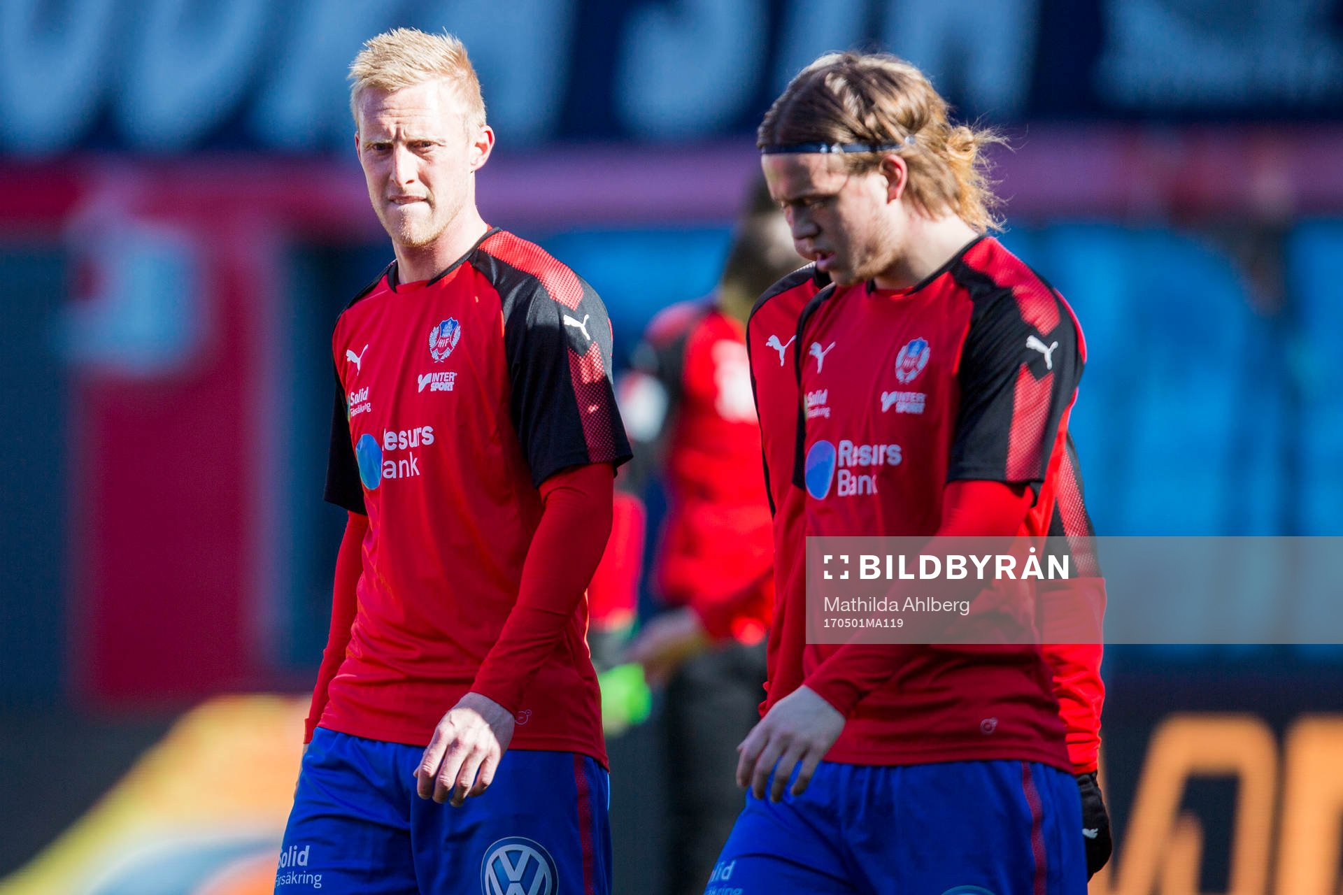 Helsingborgs Peter Larsson och Alexander Achinioti-Jönsson