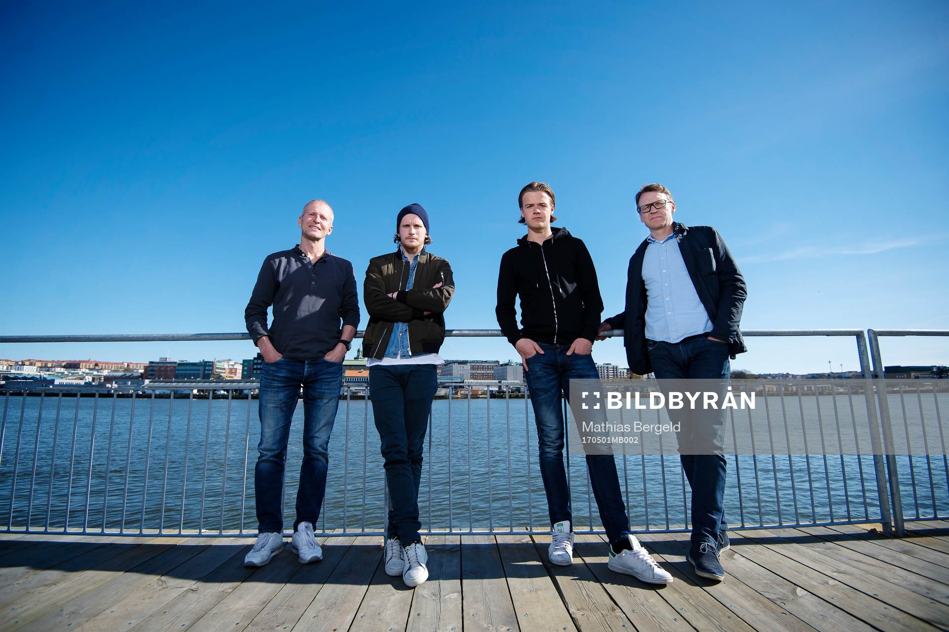 Peter och Erik Friberg samt August och Magnus Erlingmark