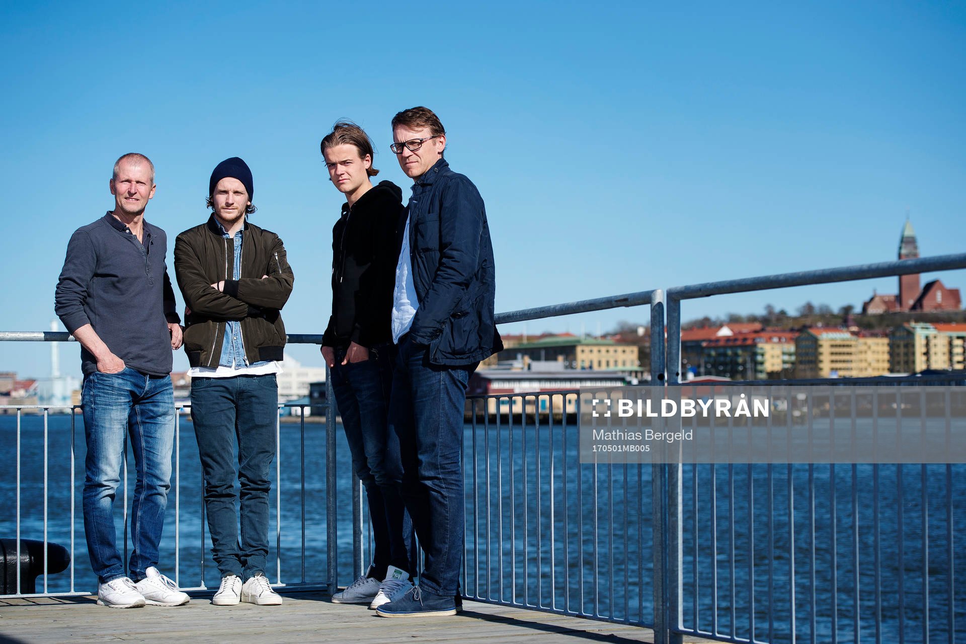 Peter och Erik Friberg samt August och Magnus Erlingmark