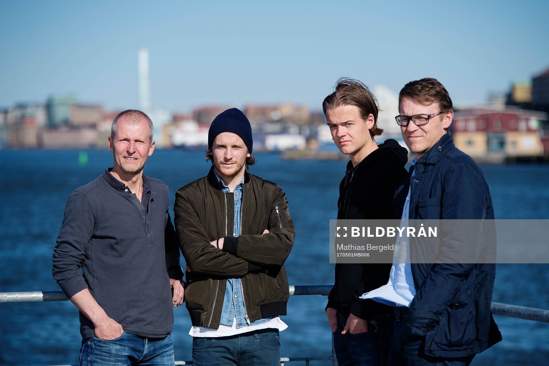 Peter och Erik Friberg samt August och Magnus Erlingmark