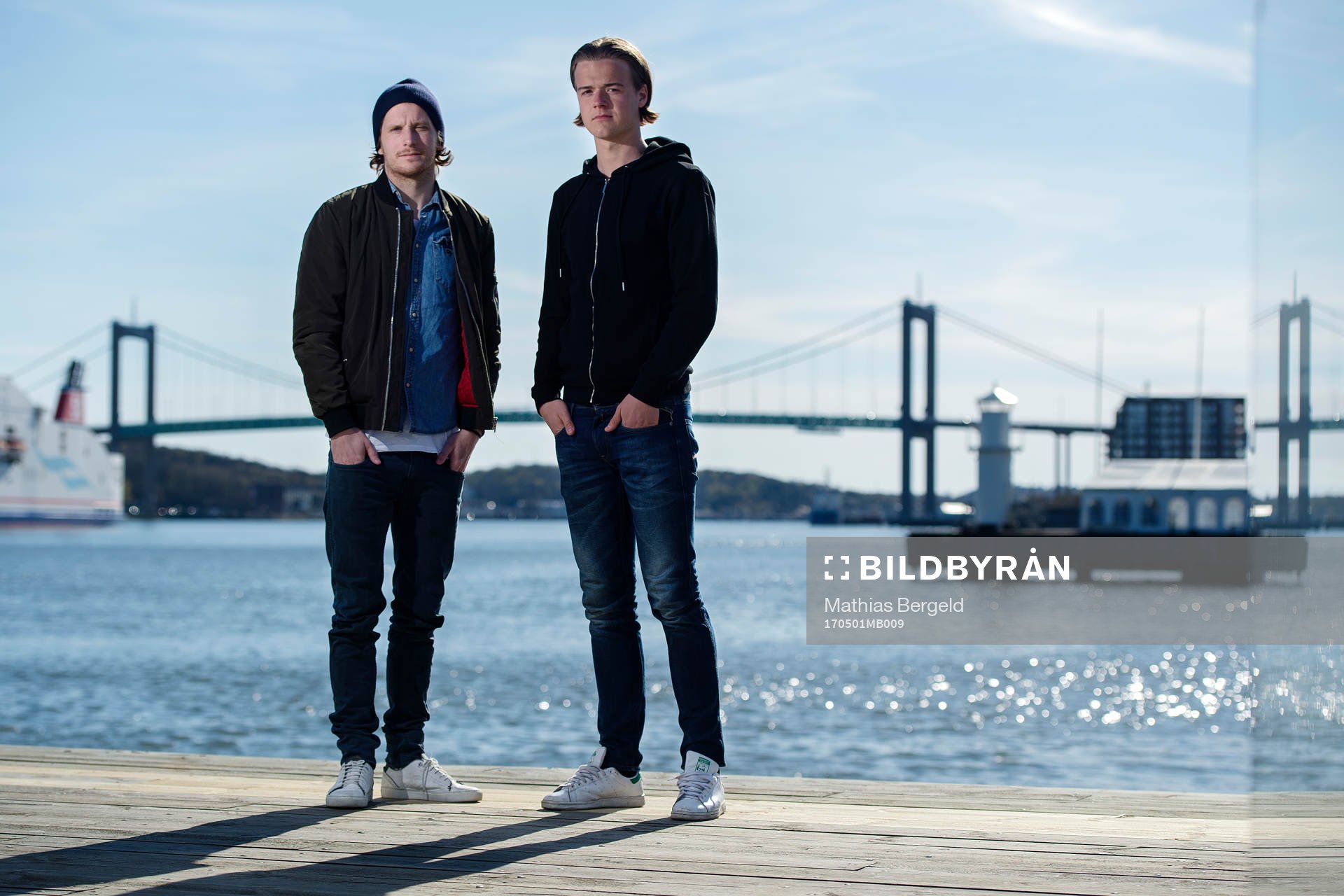 Häckens Erik Friberg och IFK Göteborgs August Erlingmark