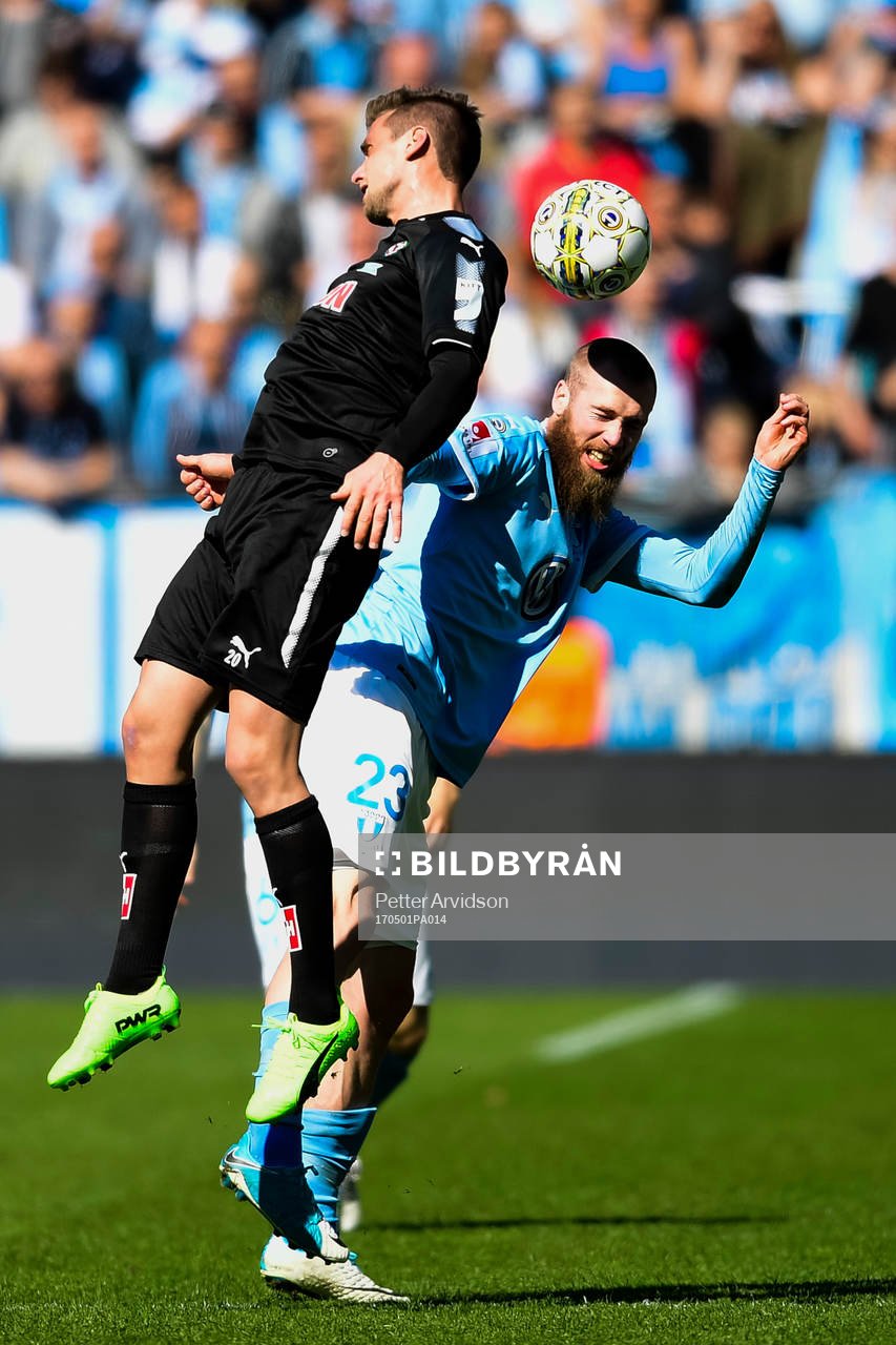 Örebros Filip Rogic och Malmö FFs Jo Inge Berget
