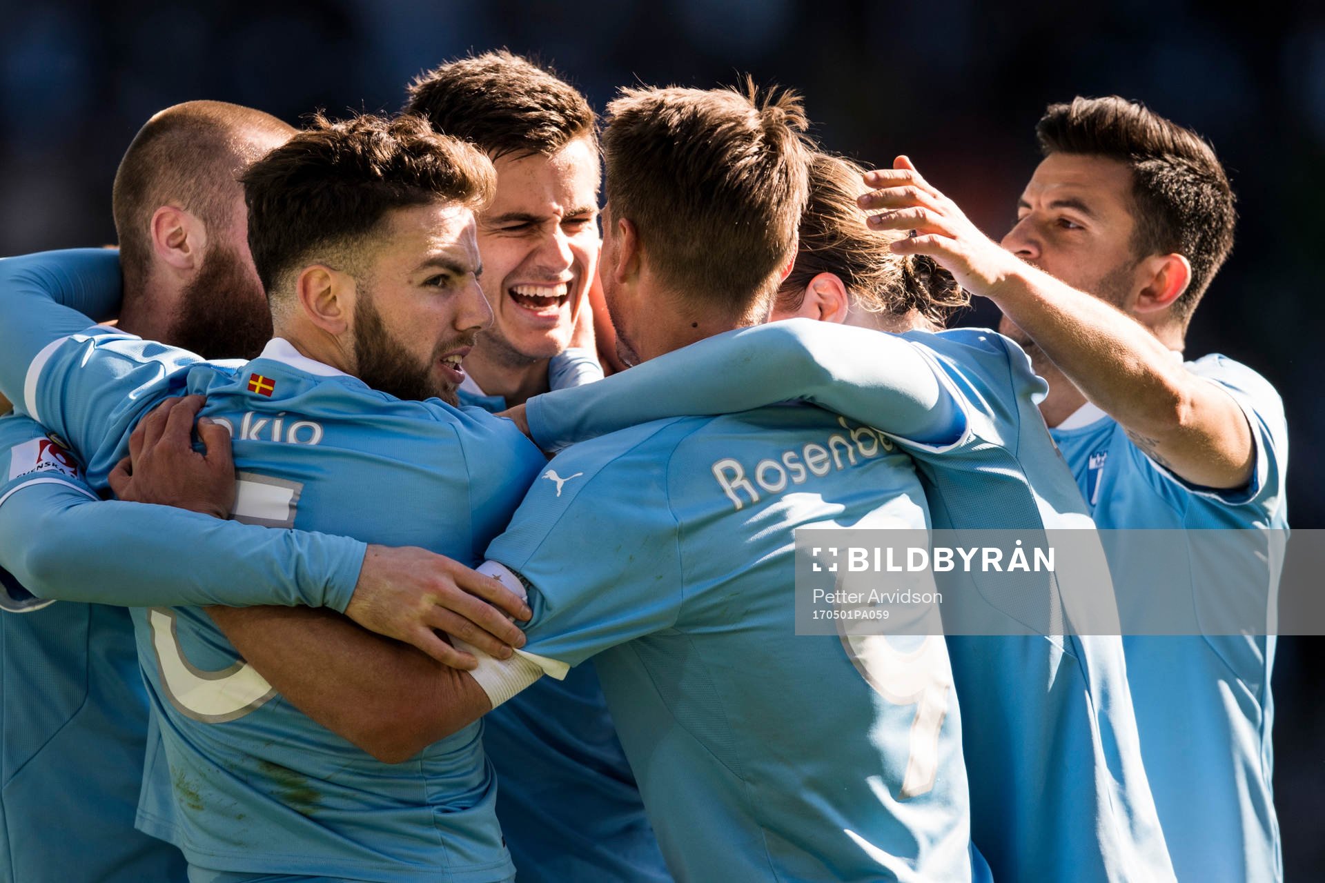 Malmö FFs Alexander Jeremejeff jublar