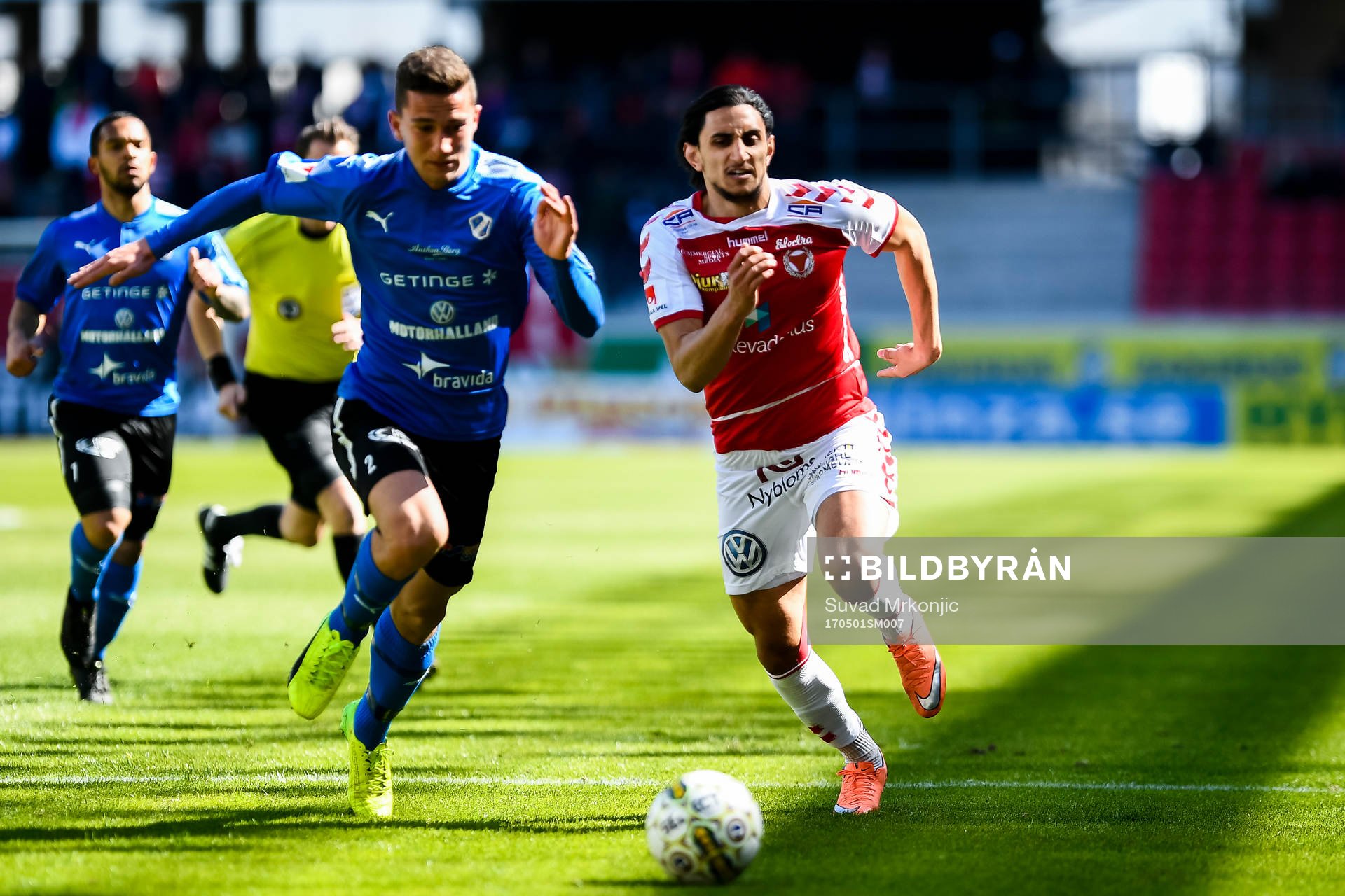 Halmstads Adnan Kojic och Kalmars Mahmoud Eid
