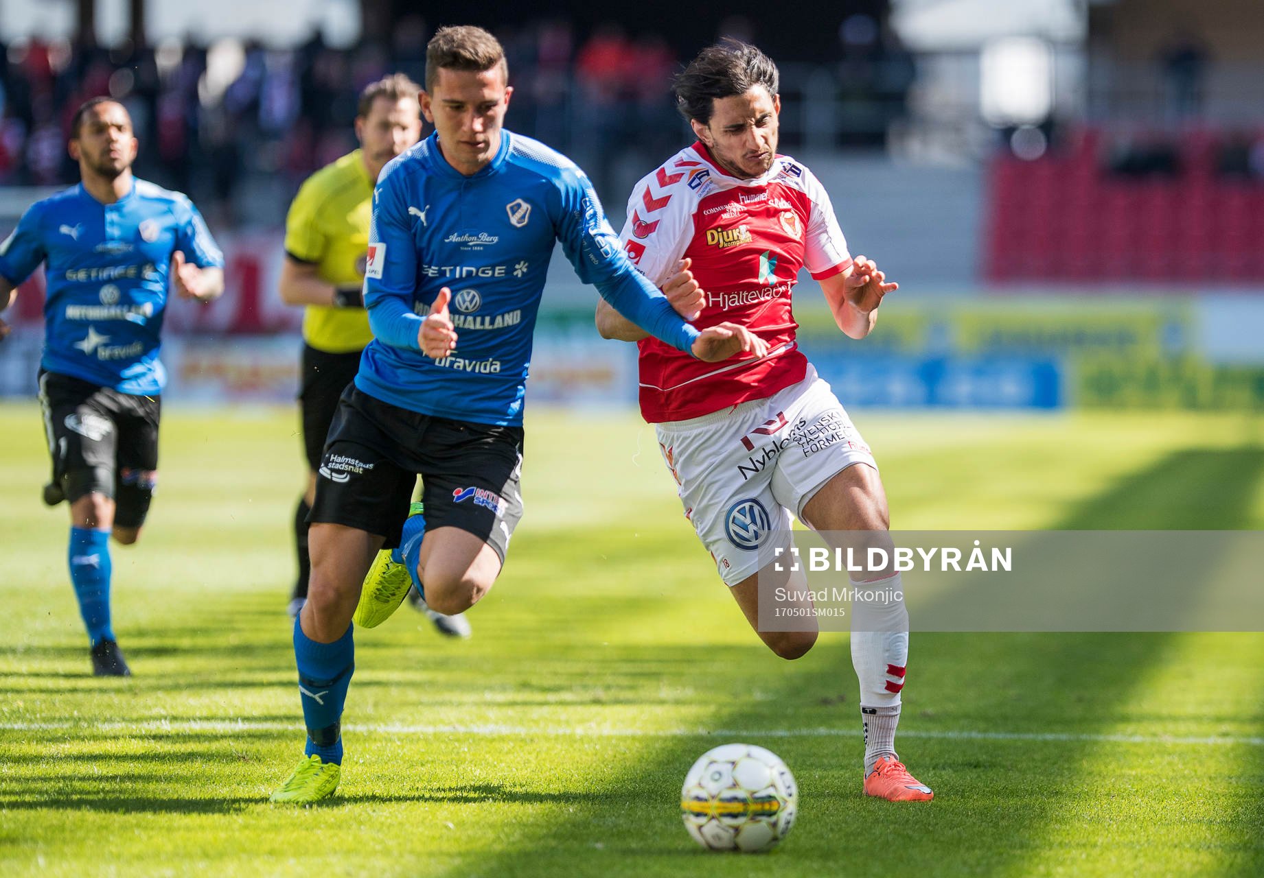 Halmstads Adnan Kojic och Kalmars Mahmoud Eid