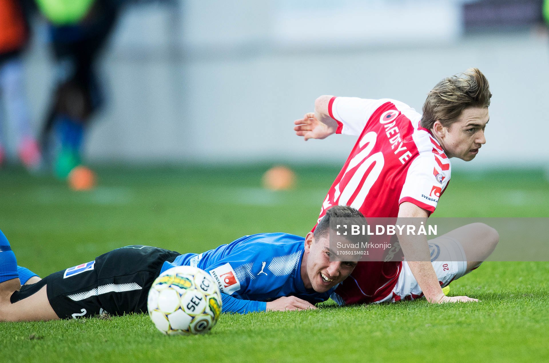 Halmstads Adnan Kojic och Kalmars Carl Johansson