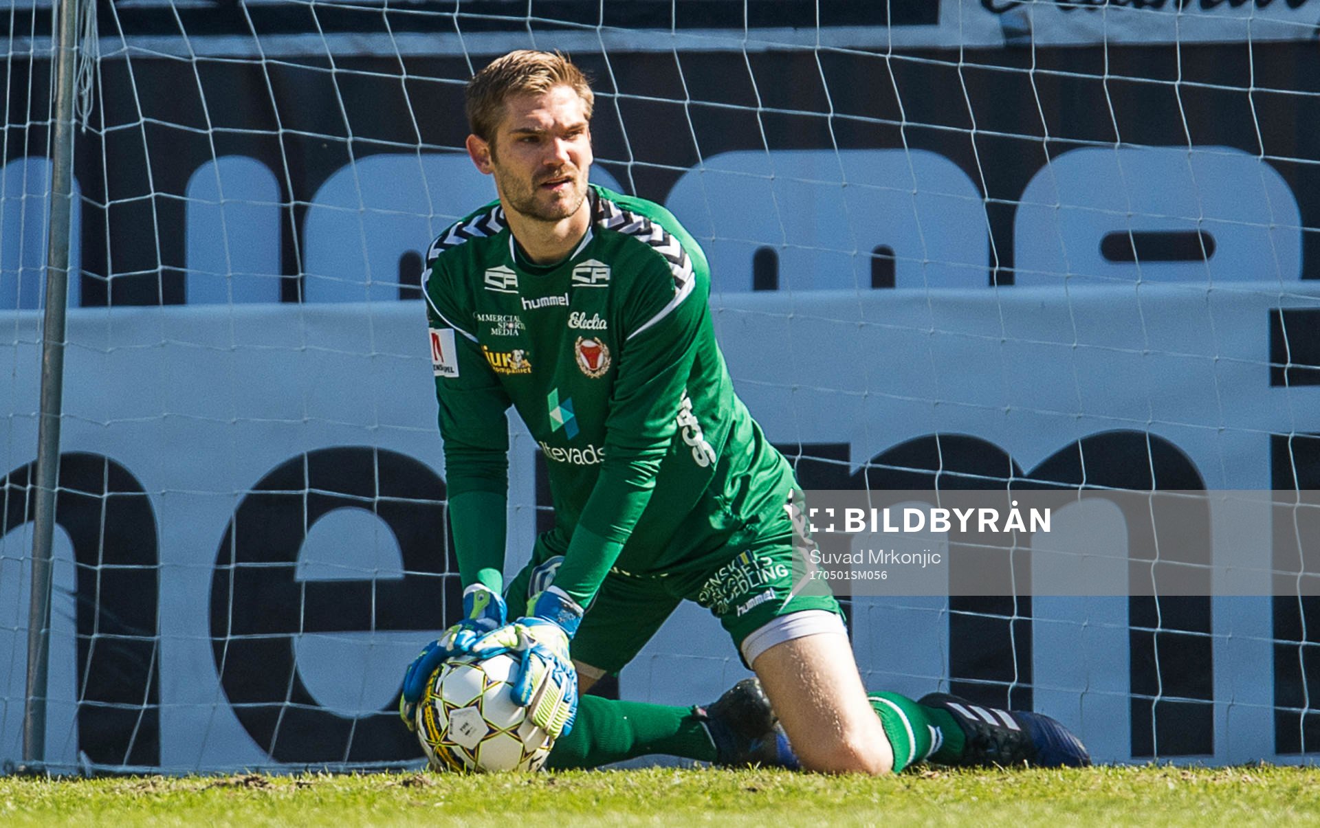 Kalmars målvakt Lucas Hägg-Johansson
