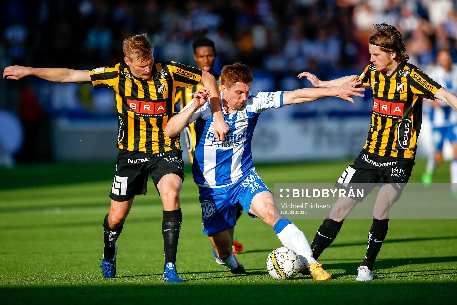 Häckens Juhani Ojala och Erik Friberg och IFK Göteborgs