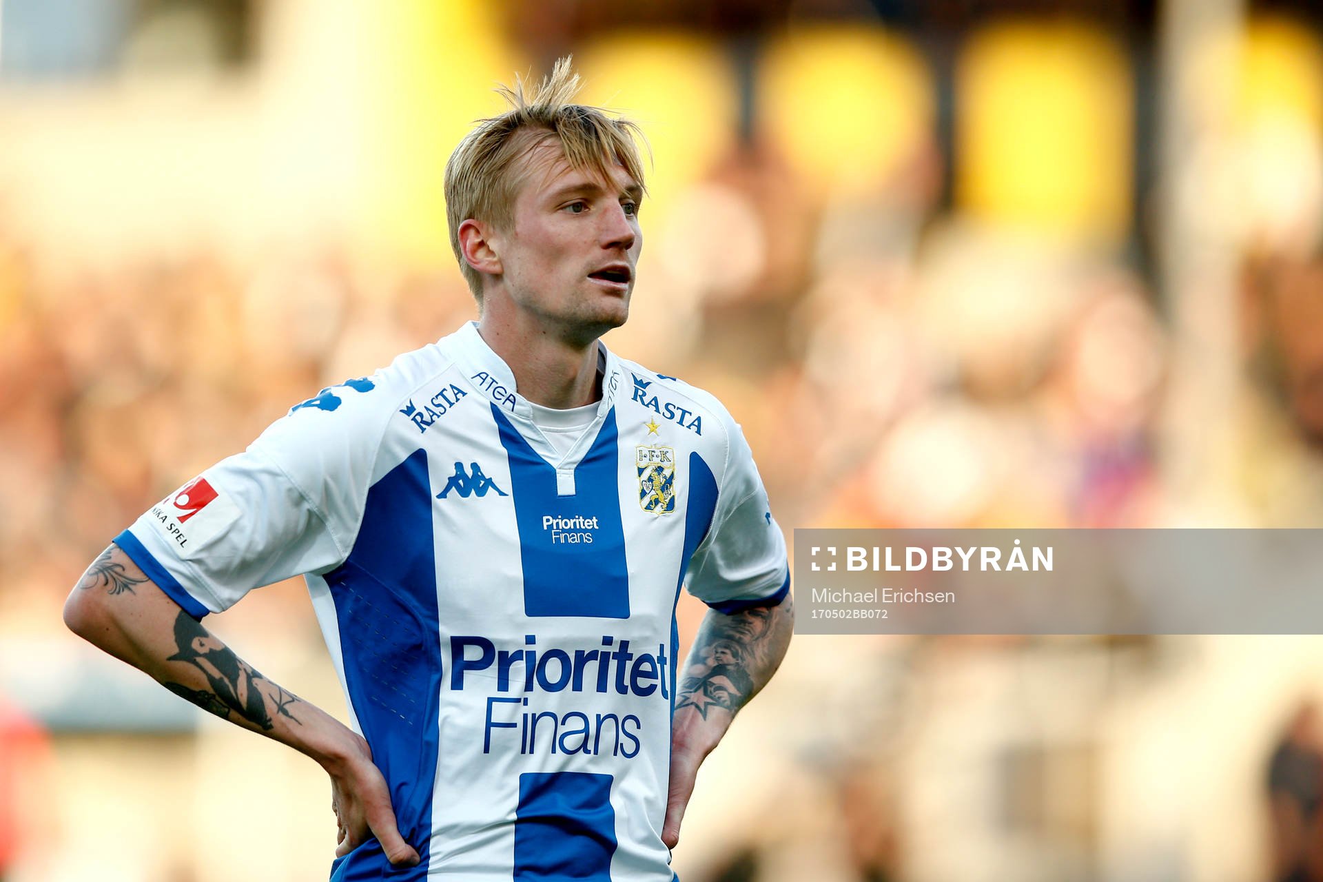 IFK Göteborgs Sebastian Eriksson deppar