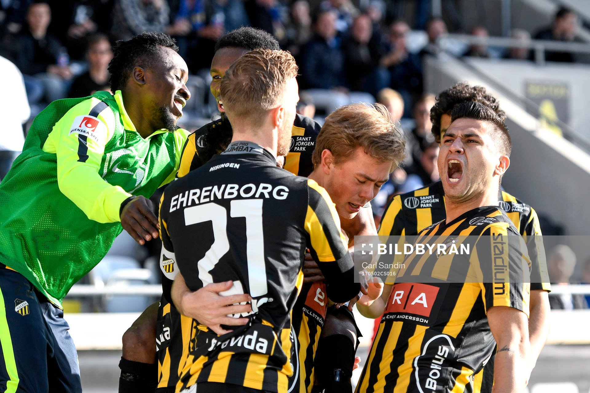 Häcken jublar
