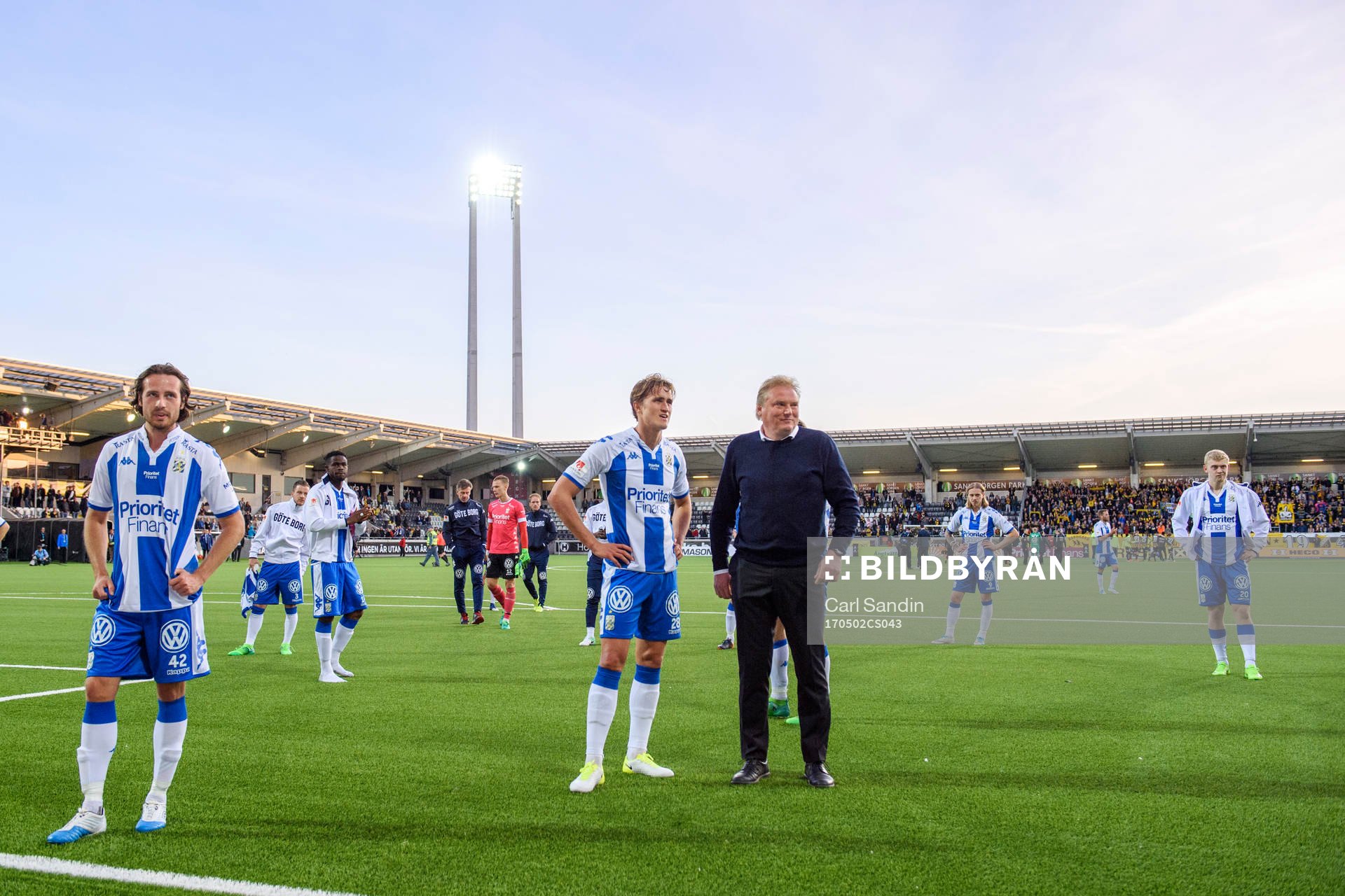 IFK Göteborgs Mikkel Diskerud, Thomas Rogne och tränare