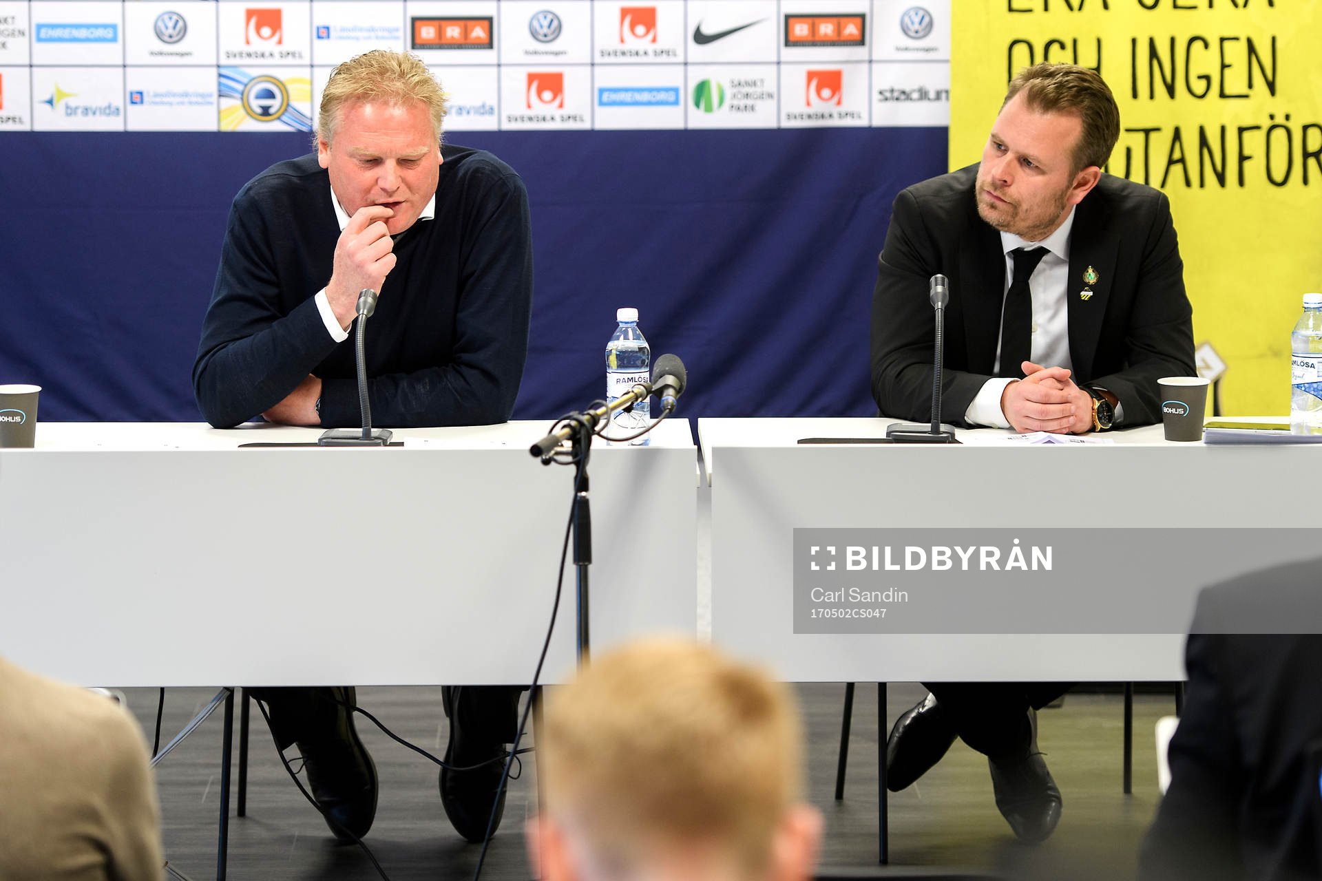 IFK Göteborgs tränare Jörgen Lennartsson och Häckens