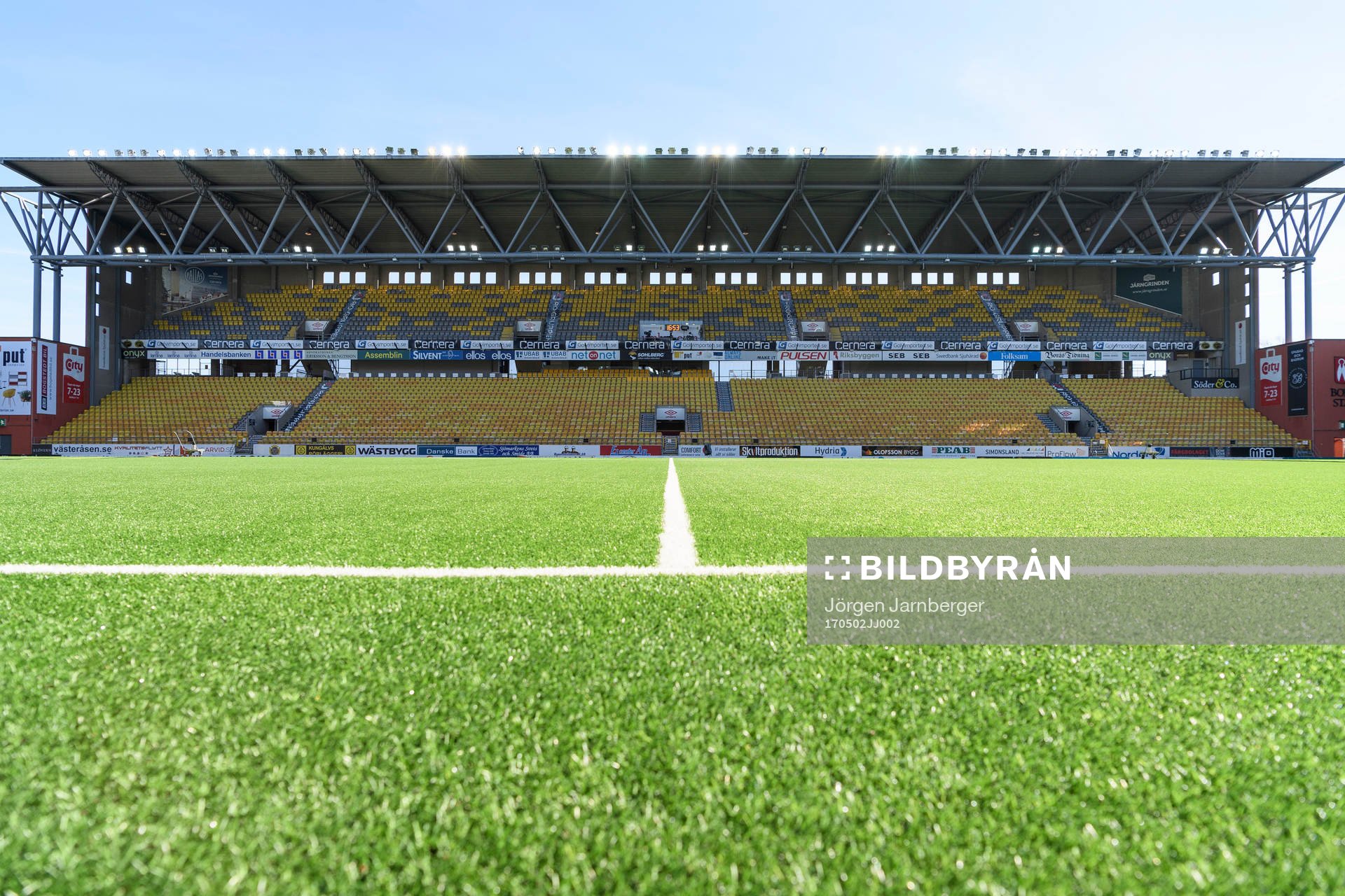 Interiör av Borås arena