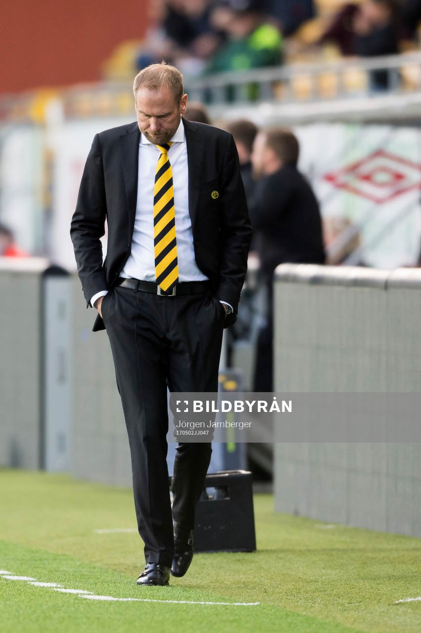Elfsborgs manager Magnus Haglund deppar