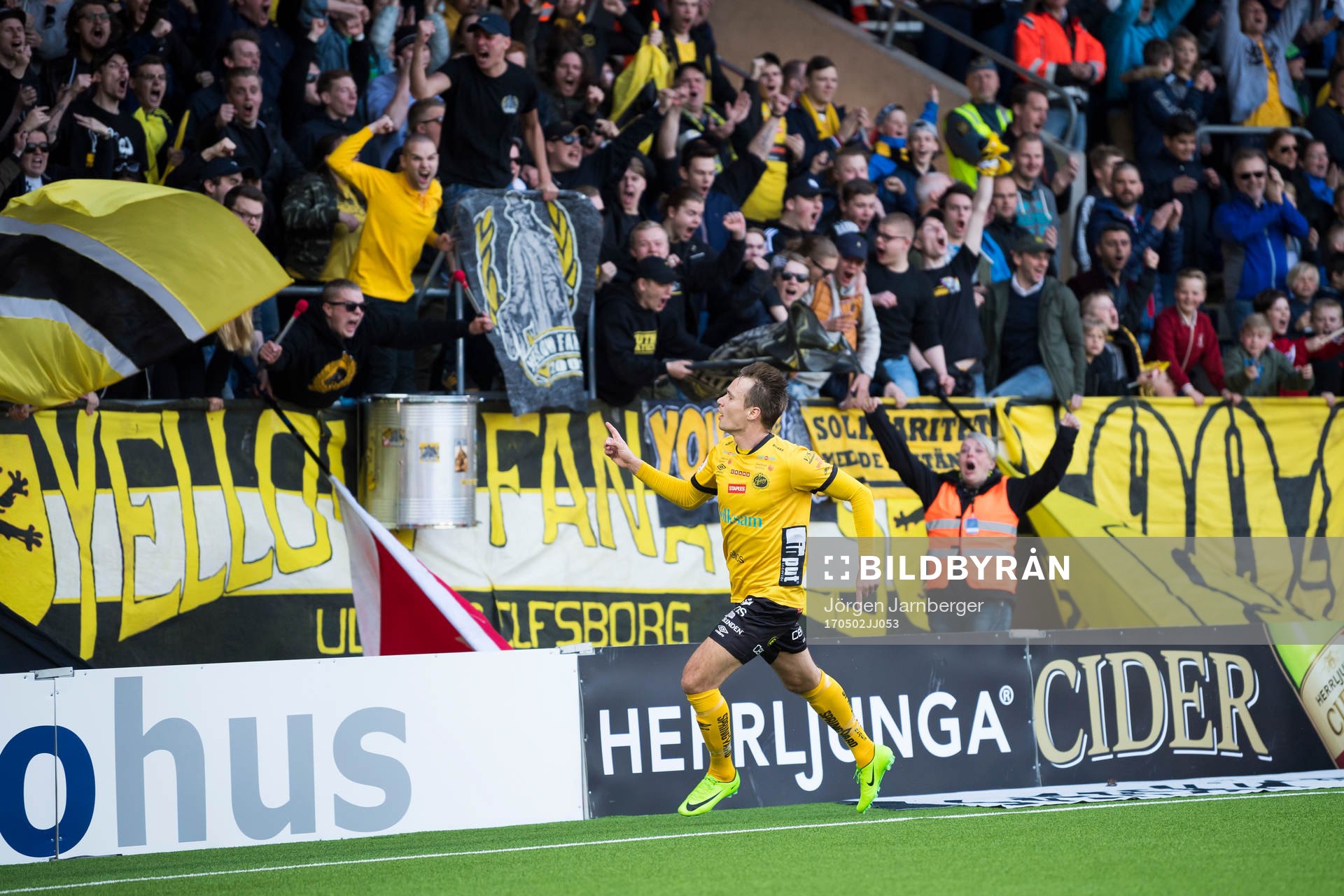 Elfsborgs Viktor Prodell jublar