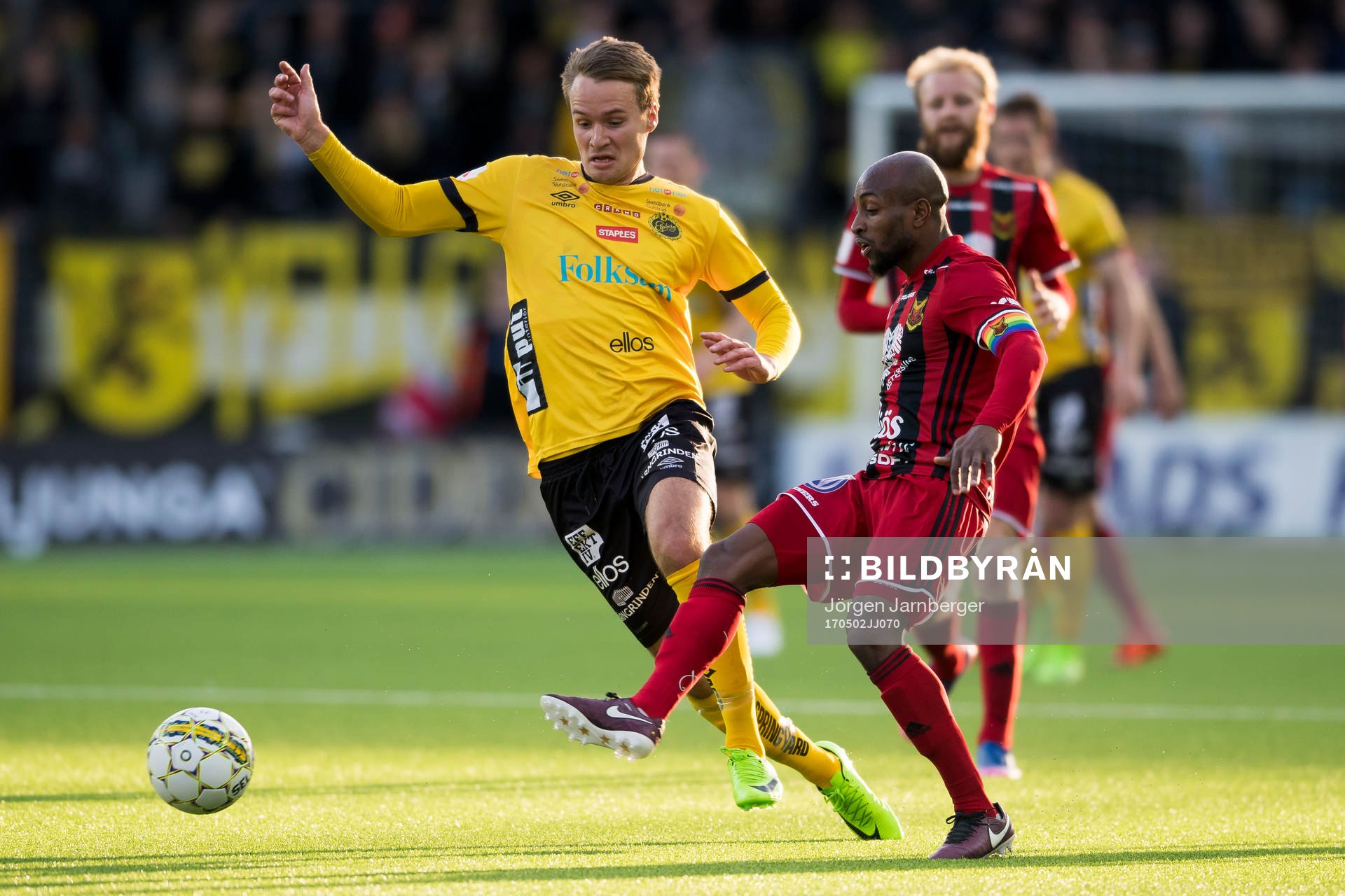 Östersunds Fouad Bachirou och Elfsborgs Viktor Prodell