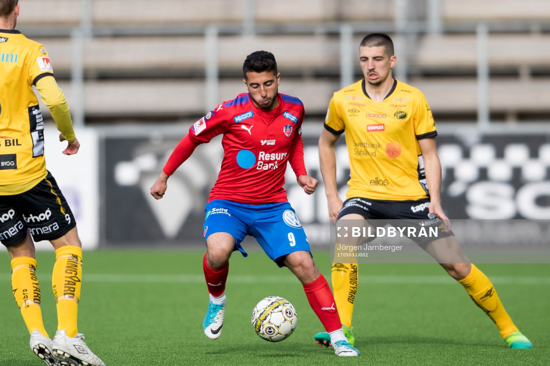Helsingborgs Moustafa Zeidan och Elfsborgs Ibrahim Dresevic