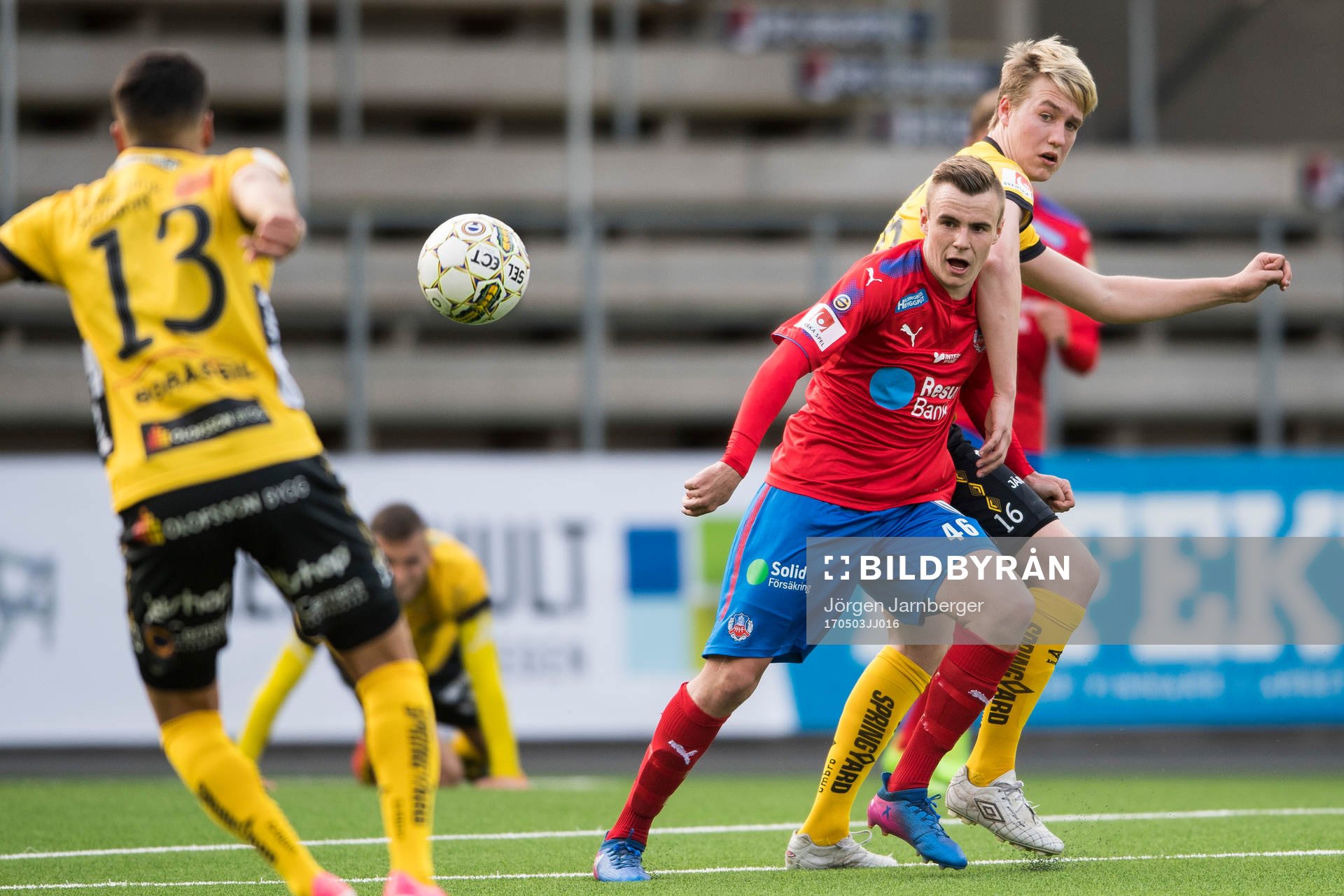 Helsingborgs Oskar Lindblom och Elfsborgs Hugo Svensson