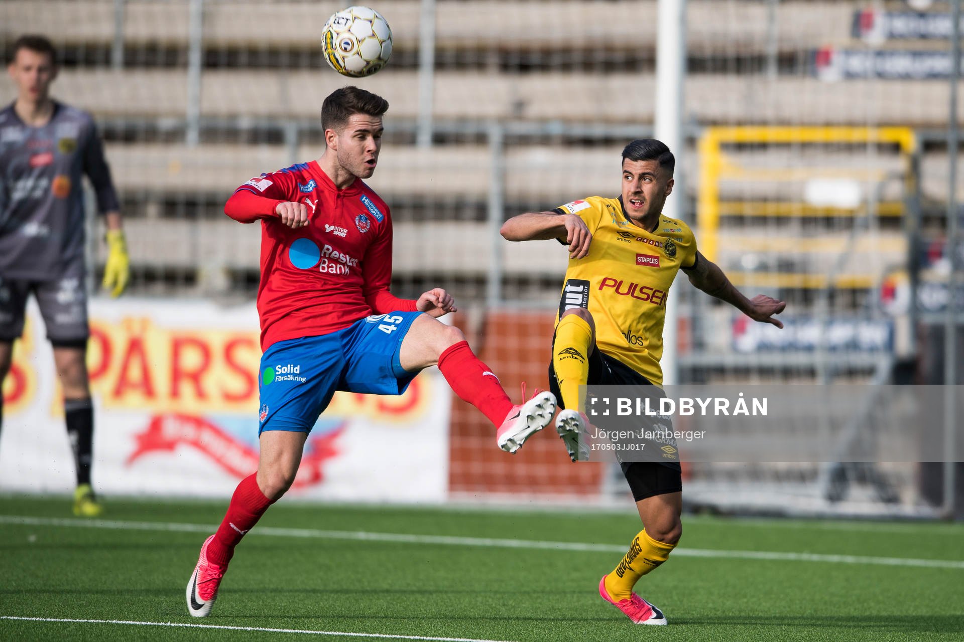 Elfsborgs Rami Kaib och Helsingborgs Edis Agelius