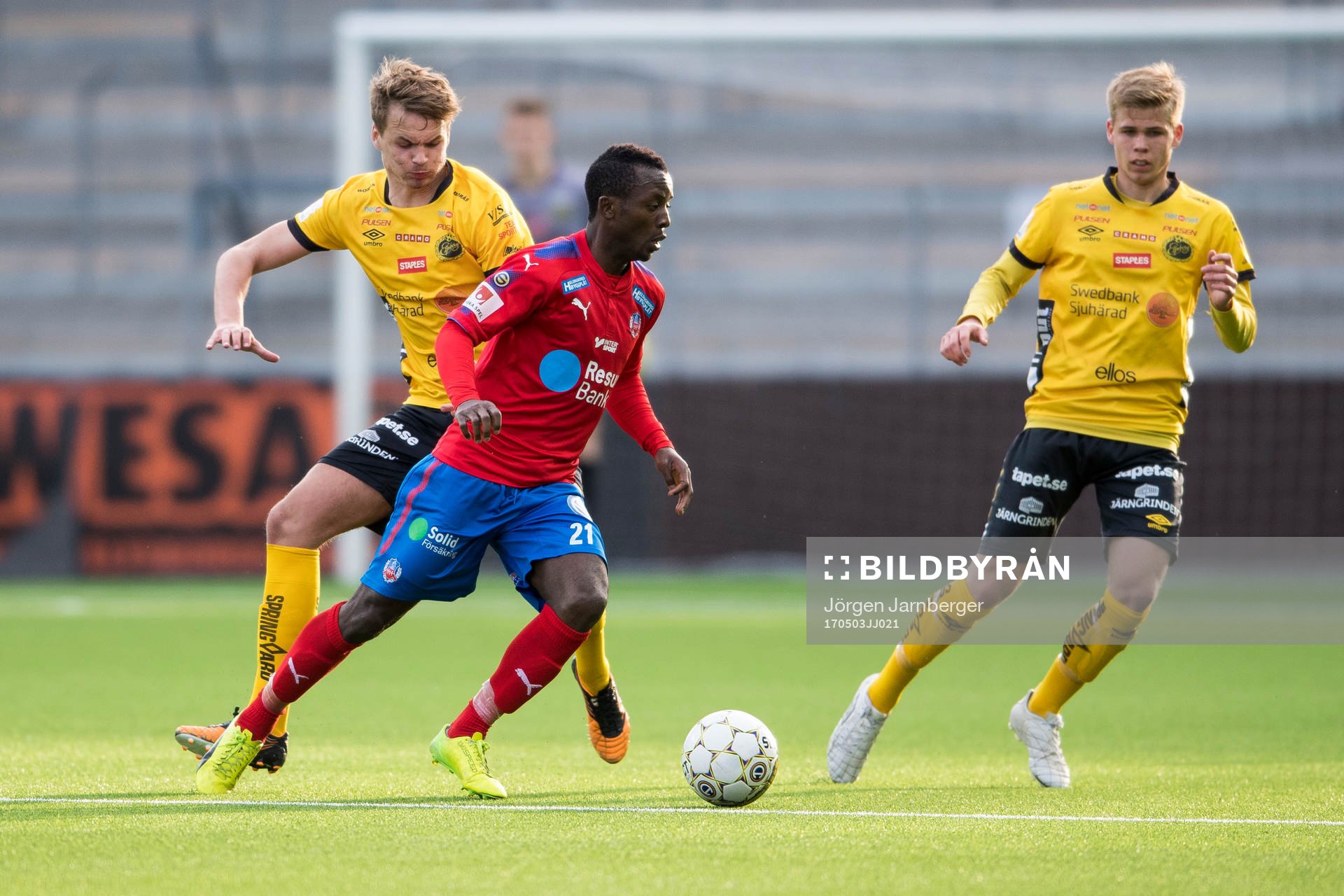 Helsingborgs Monday Samuel och Elfsborgs Gustav Henriksson
