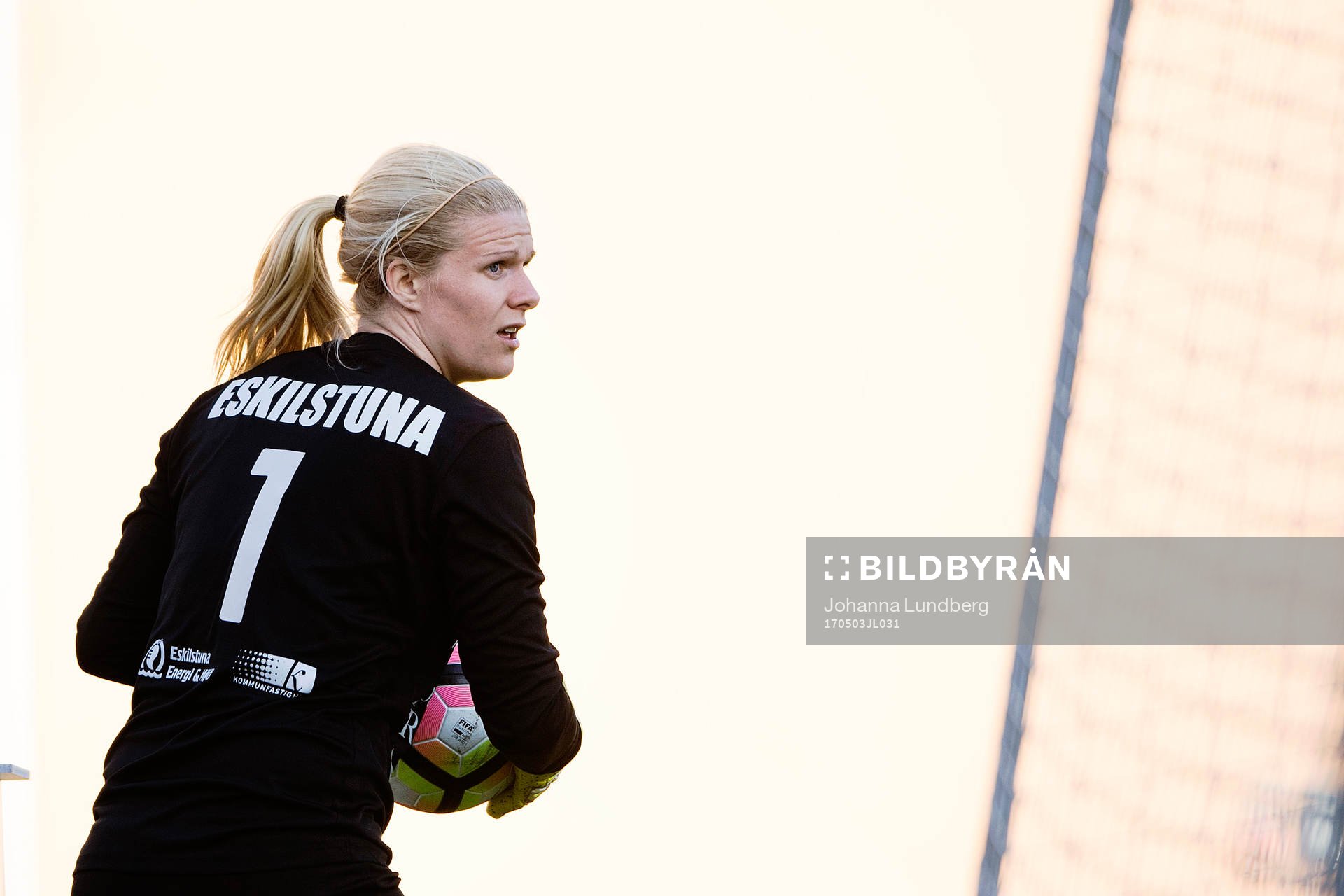 Eskilstunas målvakt Emelie Lundberg