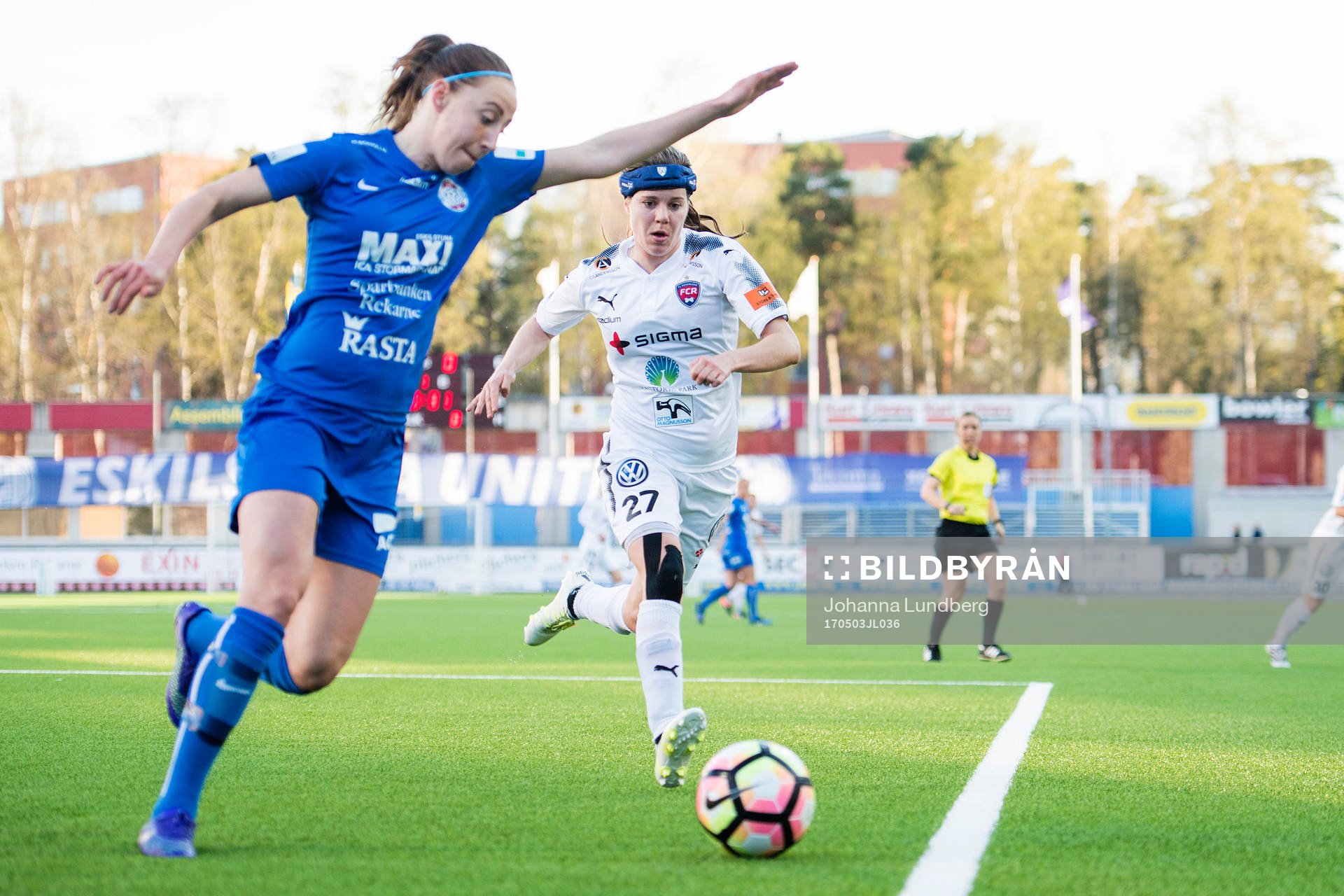 Eskilstunas Petra Andersson mot Rosengårds Sofie Junge