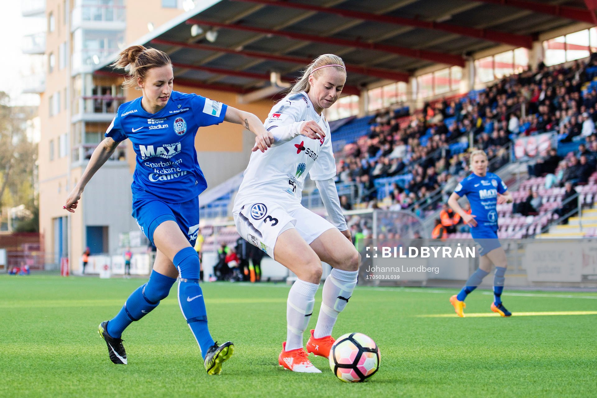 Eskilstunas Nathalie Björn mot Rosengårds Amanda Ilestedt