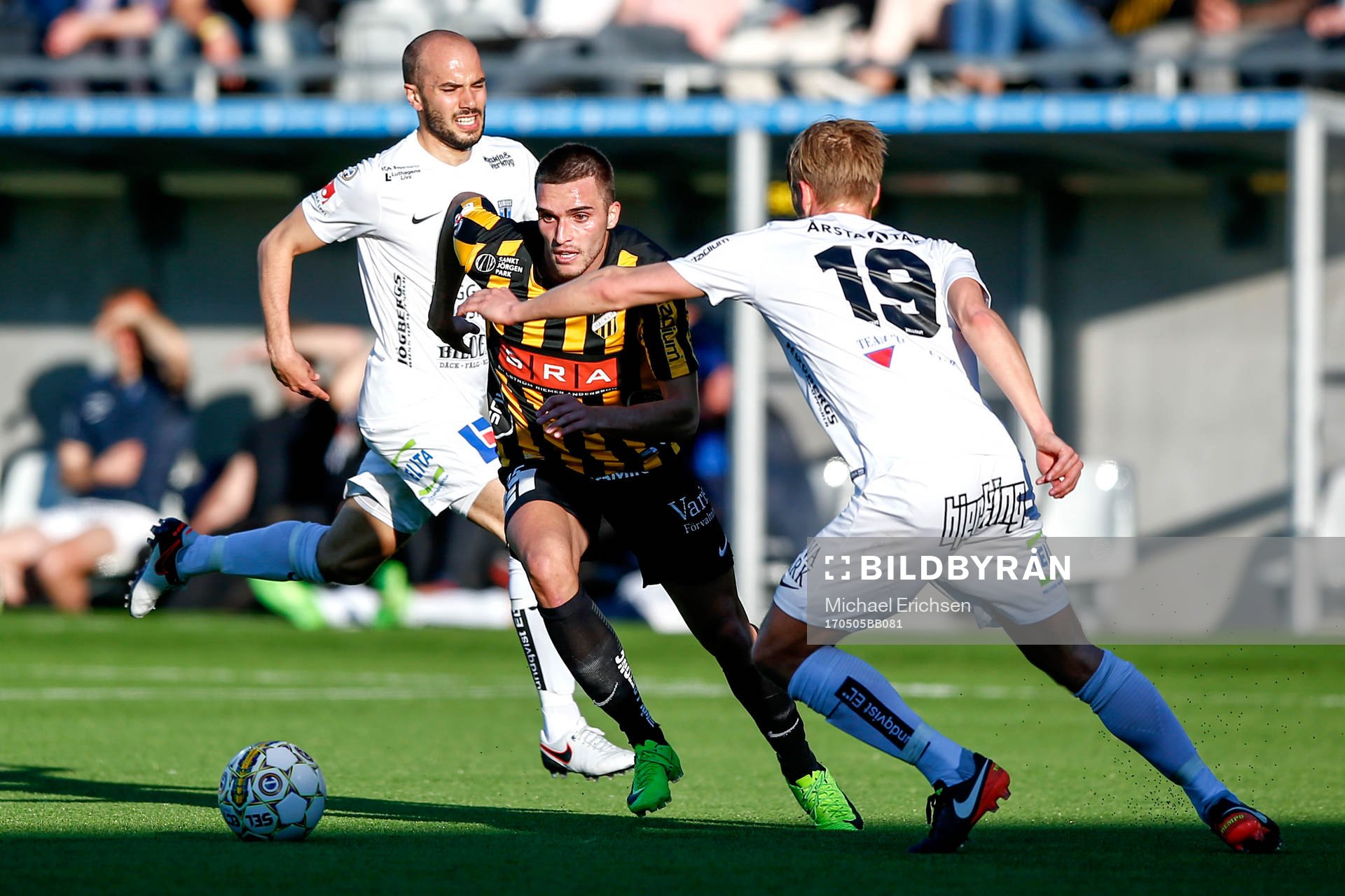 Häckens Egzon Binaku och Sirius Christer Gustafsson