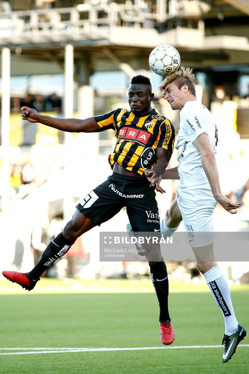 Häckens Alhassan Kamara och Sirius Daniel Jarl