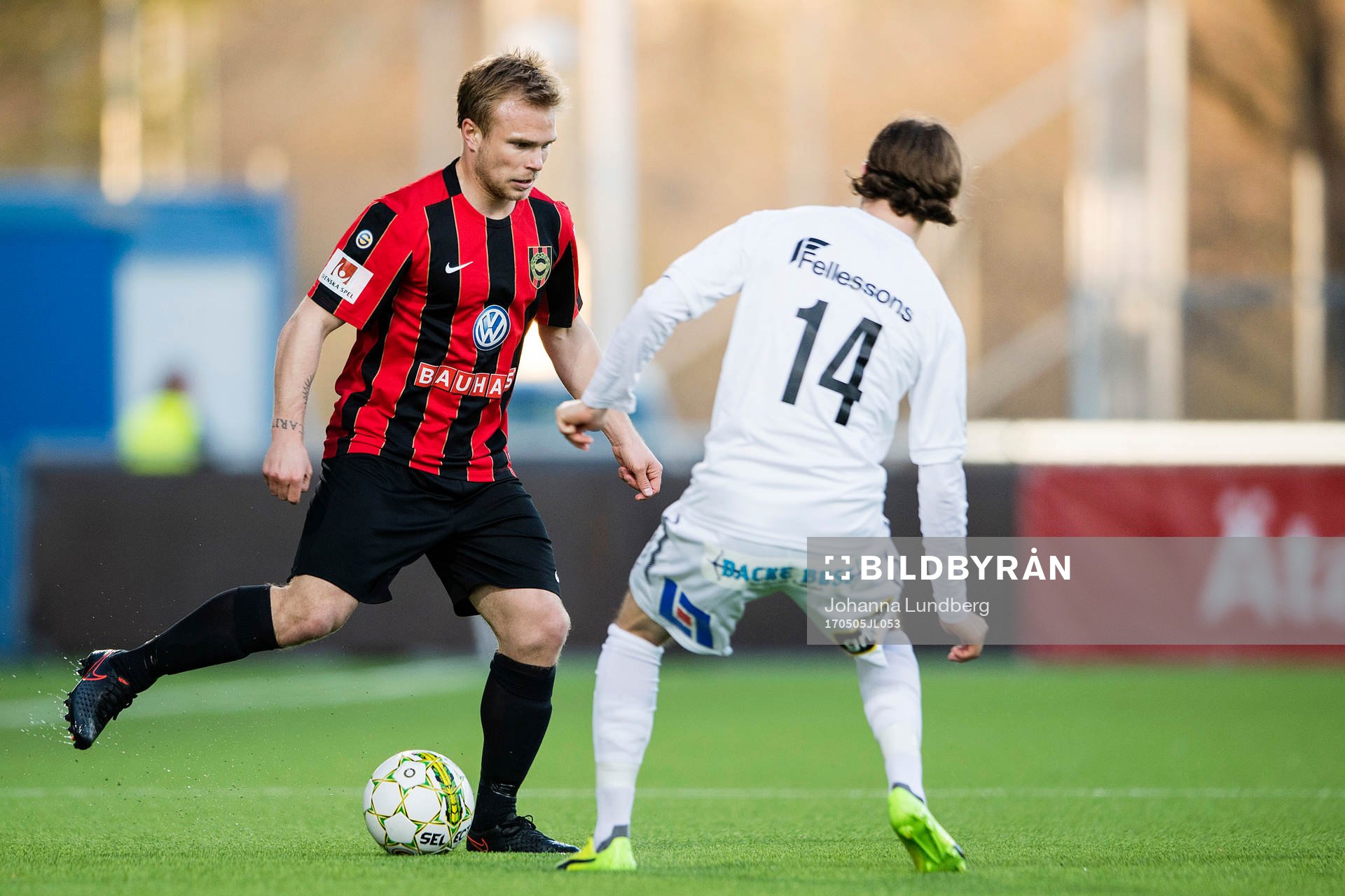 Brommapojkarnas Christopher Brandeborn mot Östers Robin